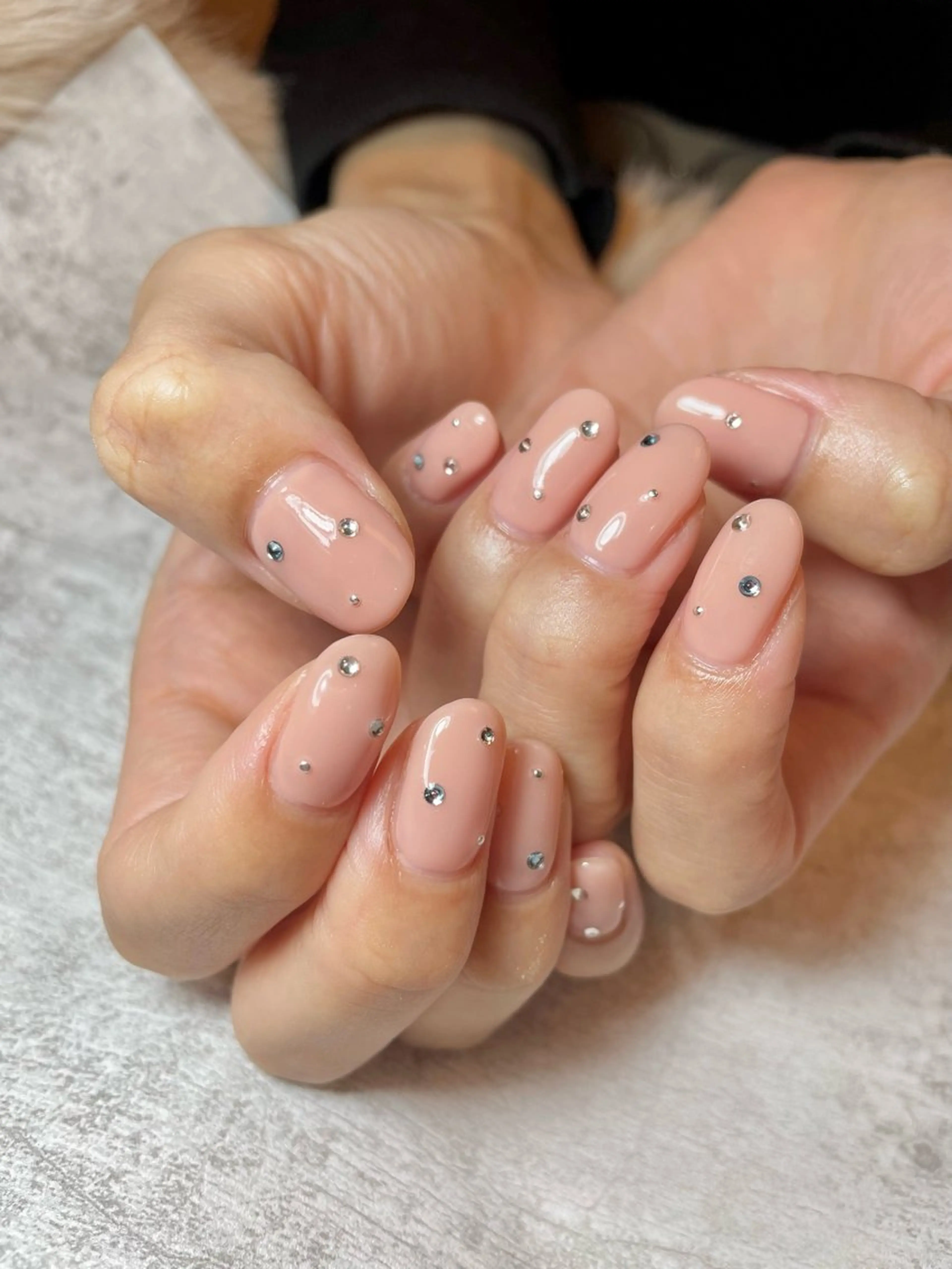 ネイル 持ち込み オフィスネイル シンプルネイル BEAUTY GARDEN 【nail salon unseul】所属・nana .のネイルデザイン