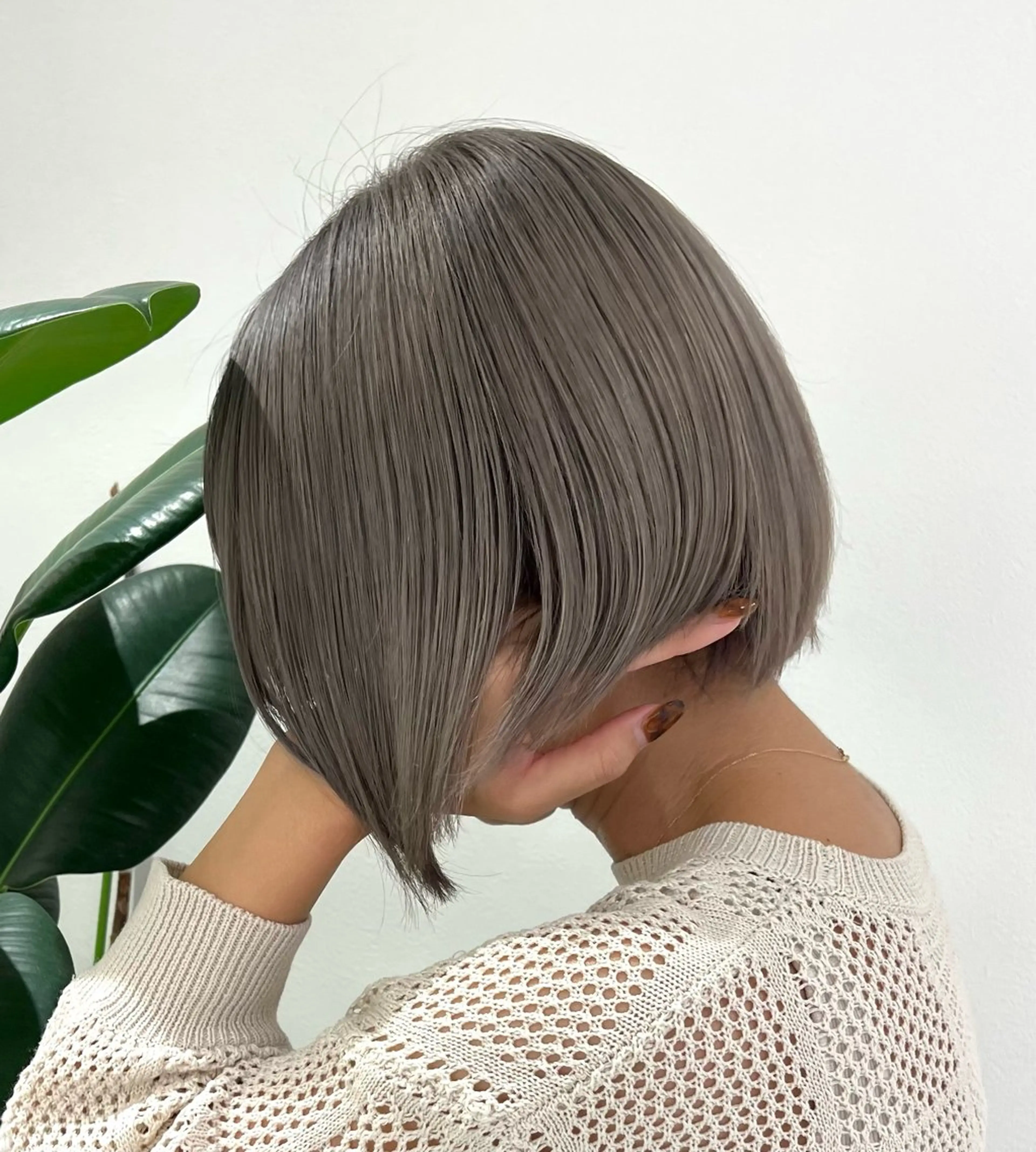 カラー 透明感カラー ヘアカラー 加藤 芽実のヘアスタイル
