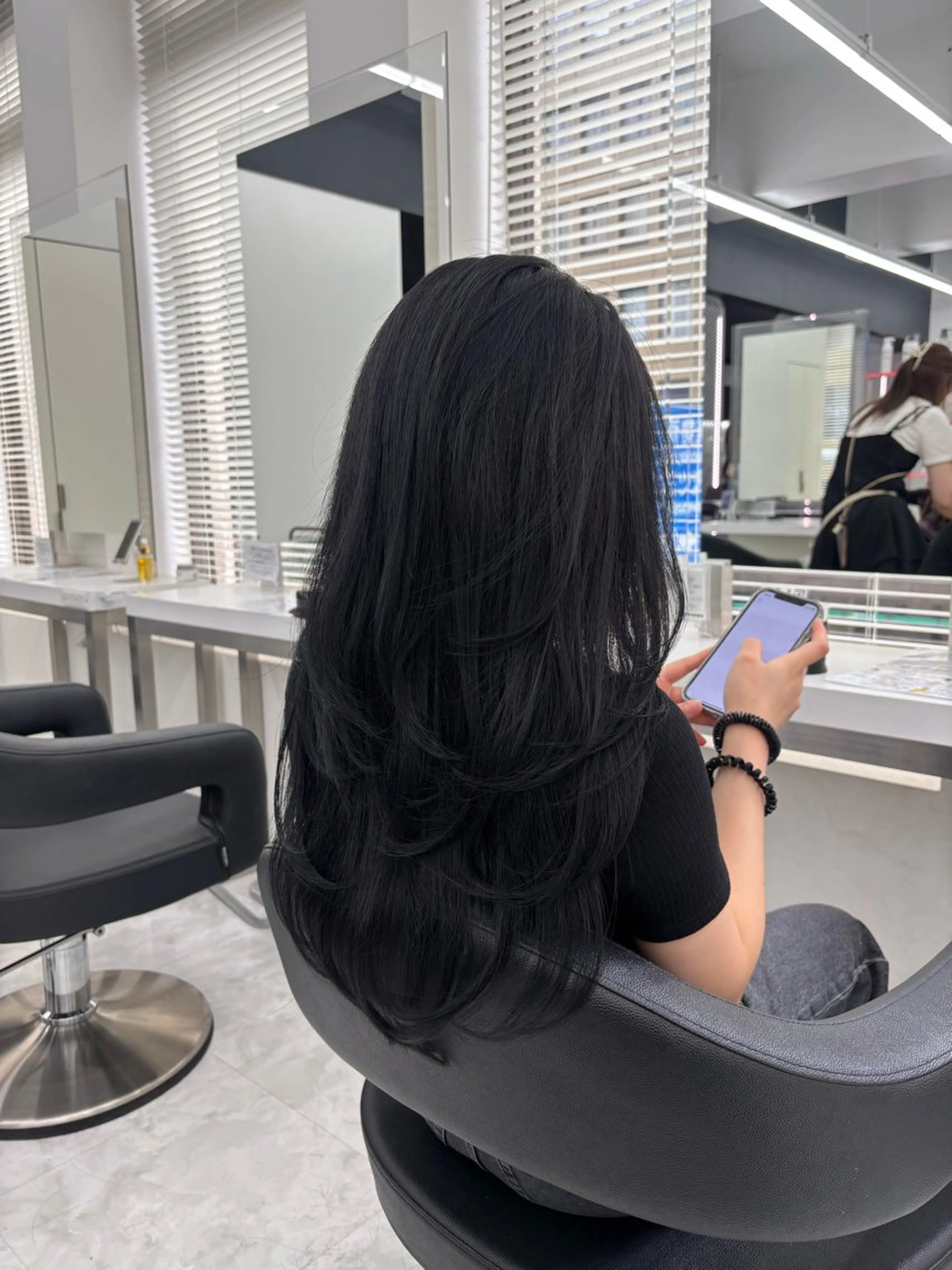 セミロング カラー カット ヘアカラー トリートメント ヘッドスパ ヘアセット 表参道ハッシュカット レイヤー/リノンのヘアスタイル