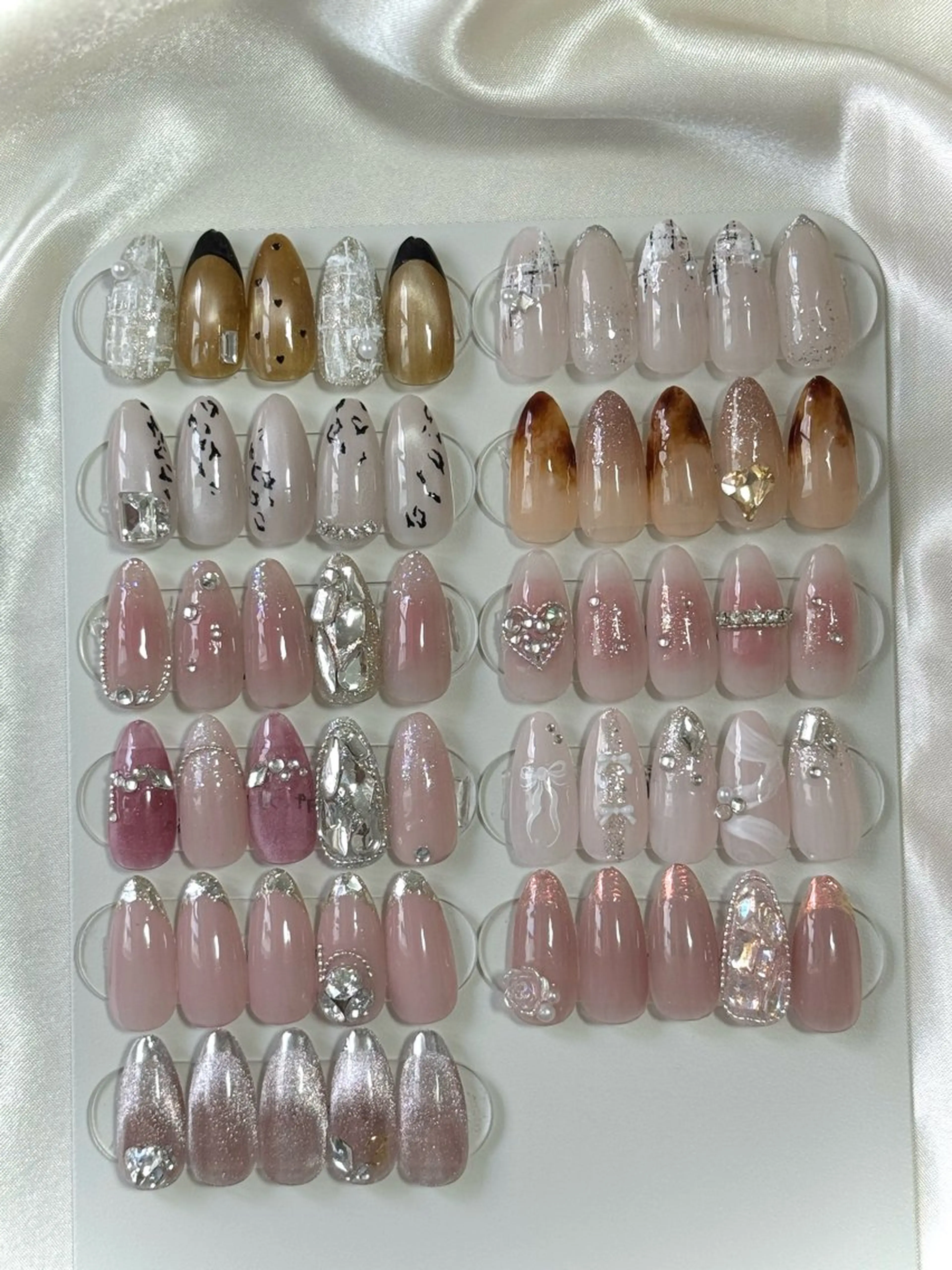プレミアムコース【オフ有】初回オフ無料✨上品、季節デザイン、ワンホン、韓国、パーツ込みの写真
