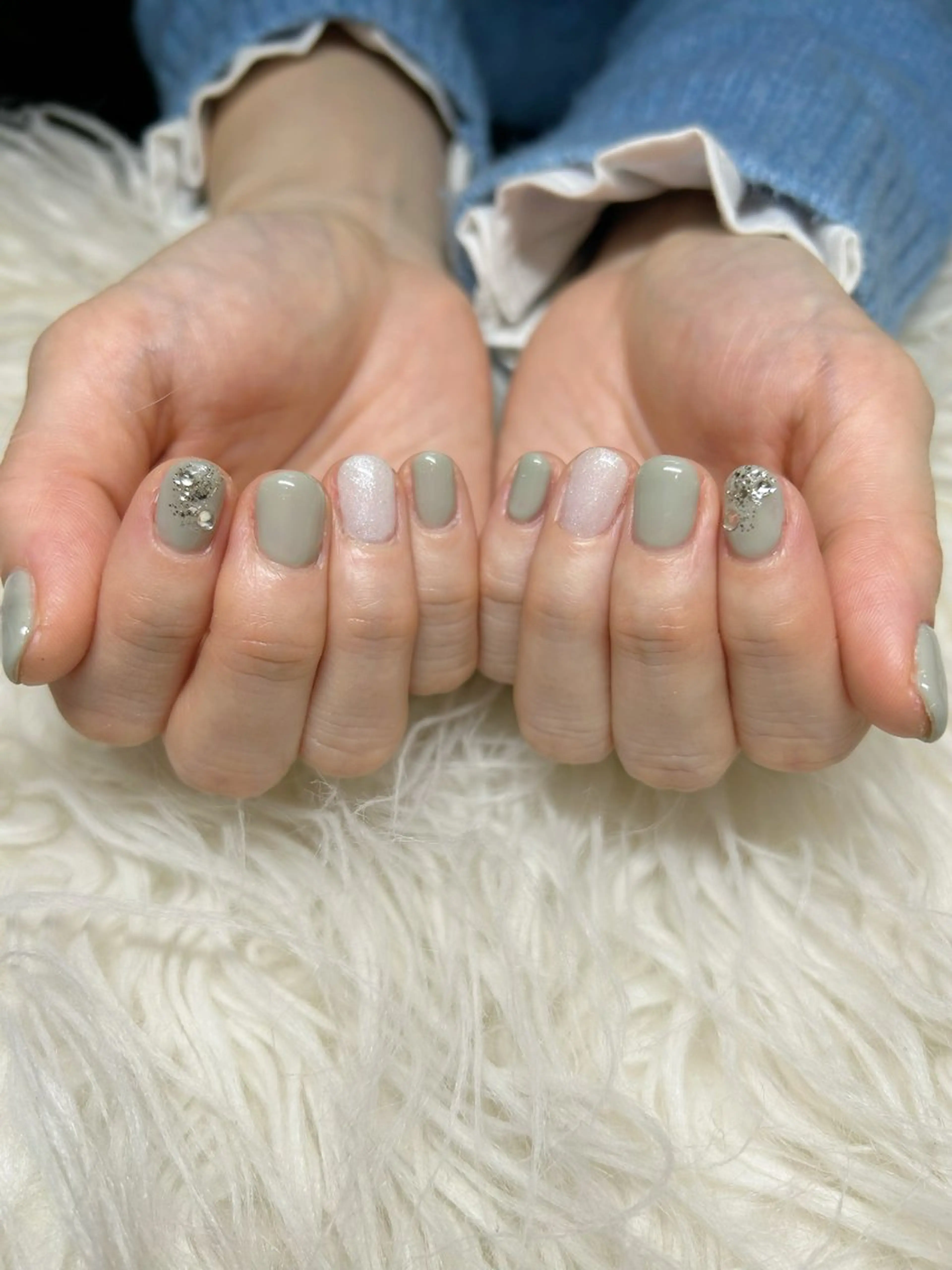 ネイル ワンカラーネイル ハンドネイル nail salon&school felice所属・フェリーチェ瑞江店 新山のネイルデザイン