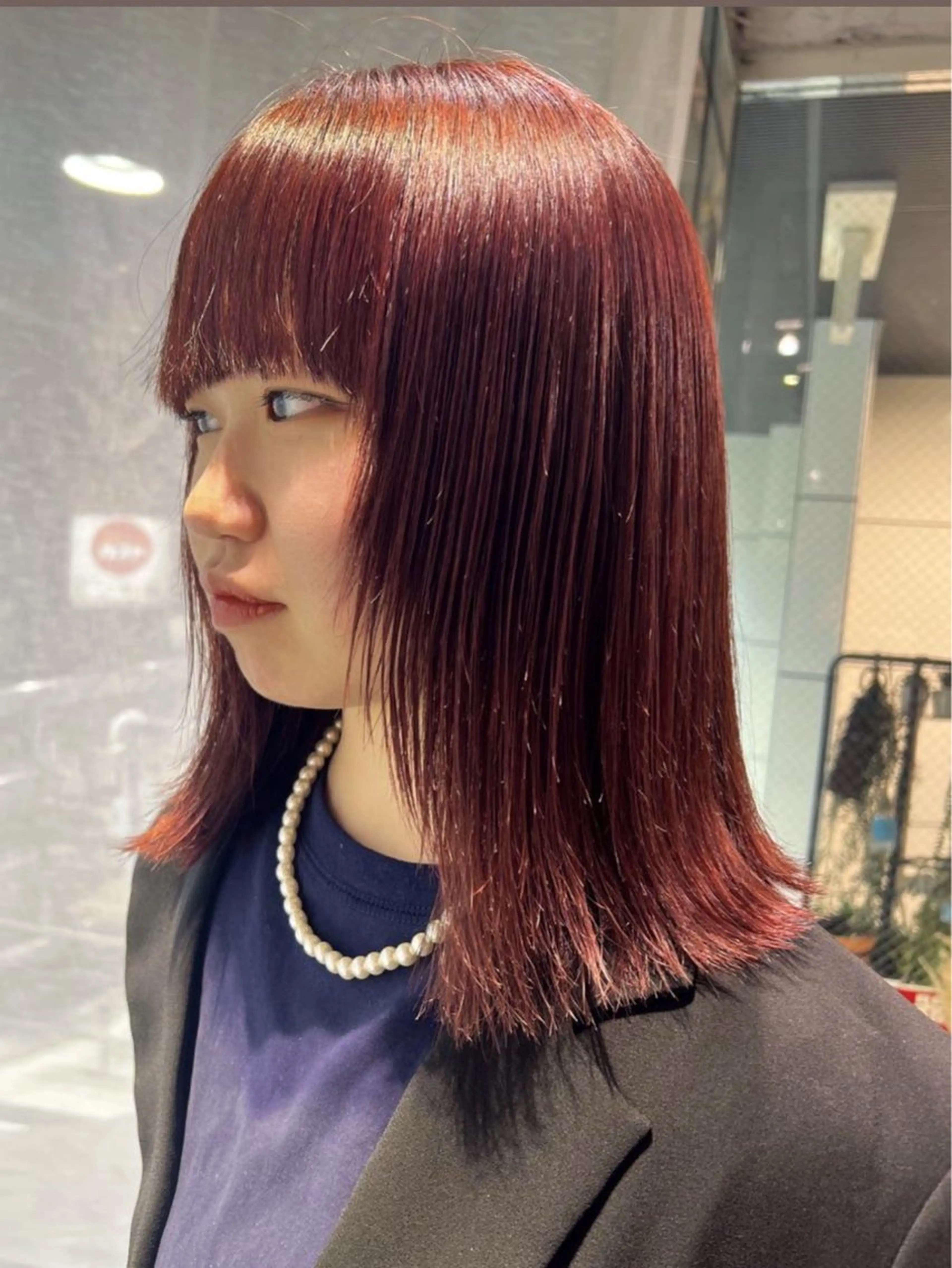 セミロング カラー ヘアカラー 🦋sana🦋 🫧透明感カラー🫧のヘアスタイル