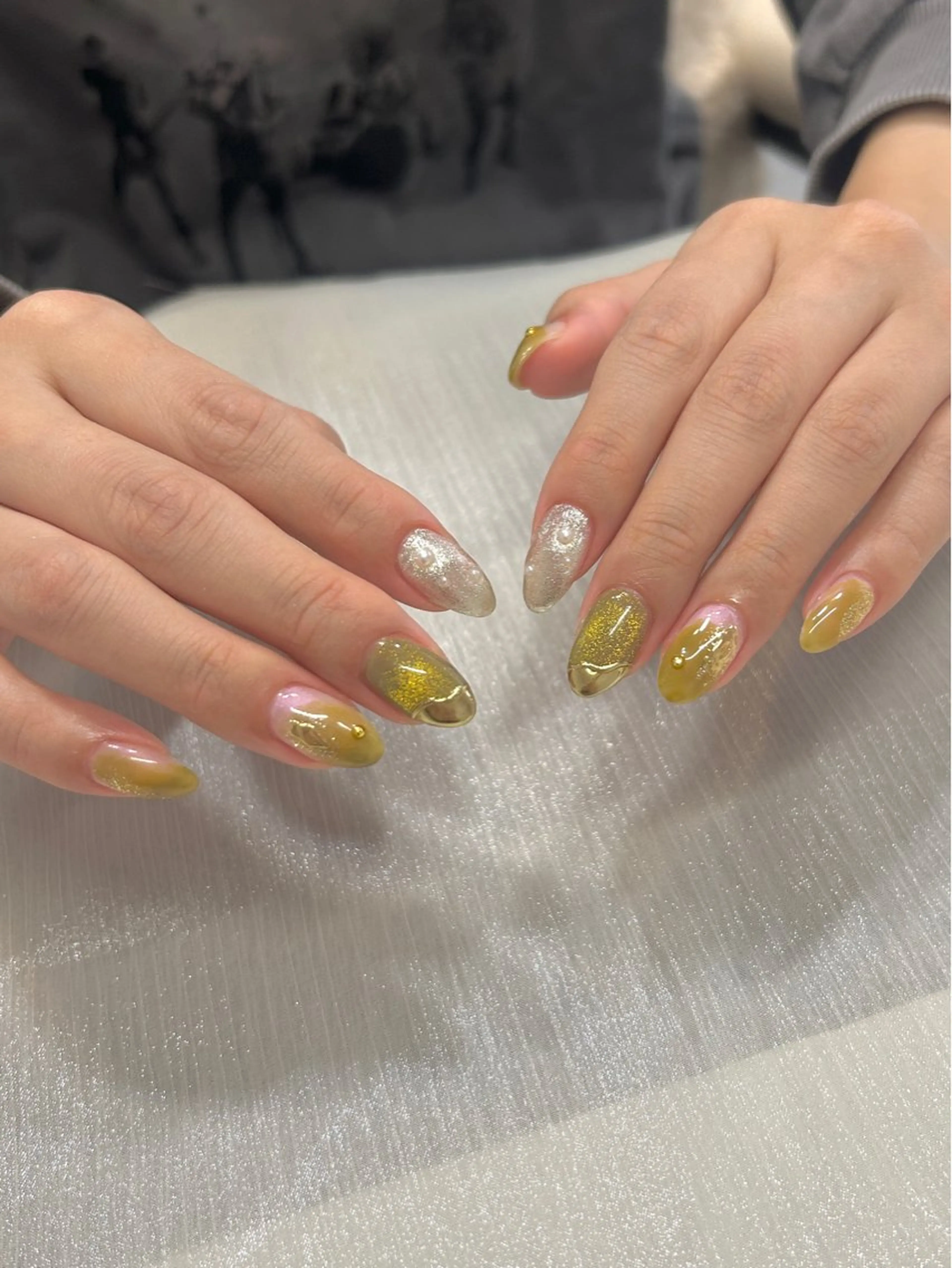 ネイル オフィスネイル シンプルネイル ハンドネイル nail salon　coco no ne所属・coco no ne KANNAのネイルデザイン