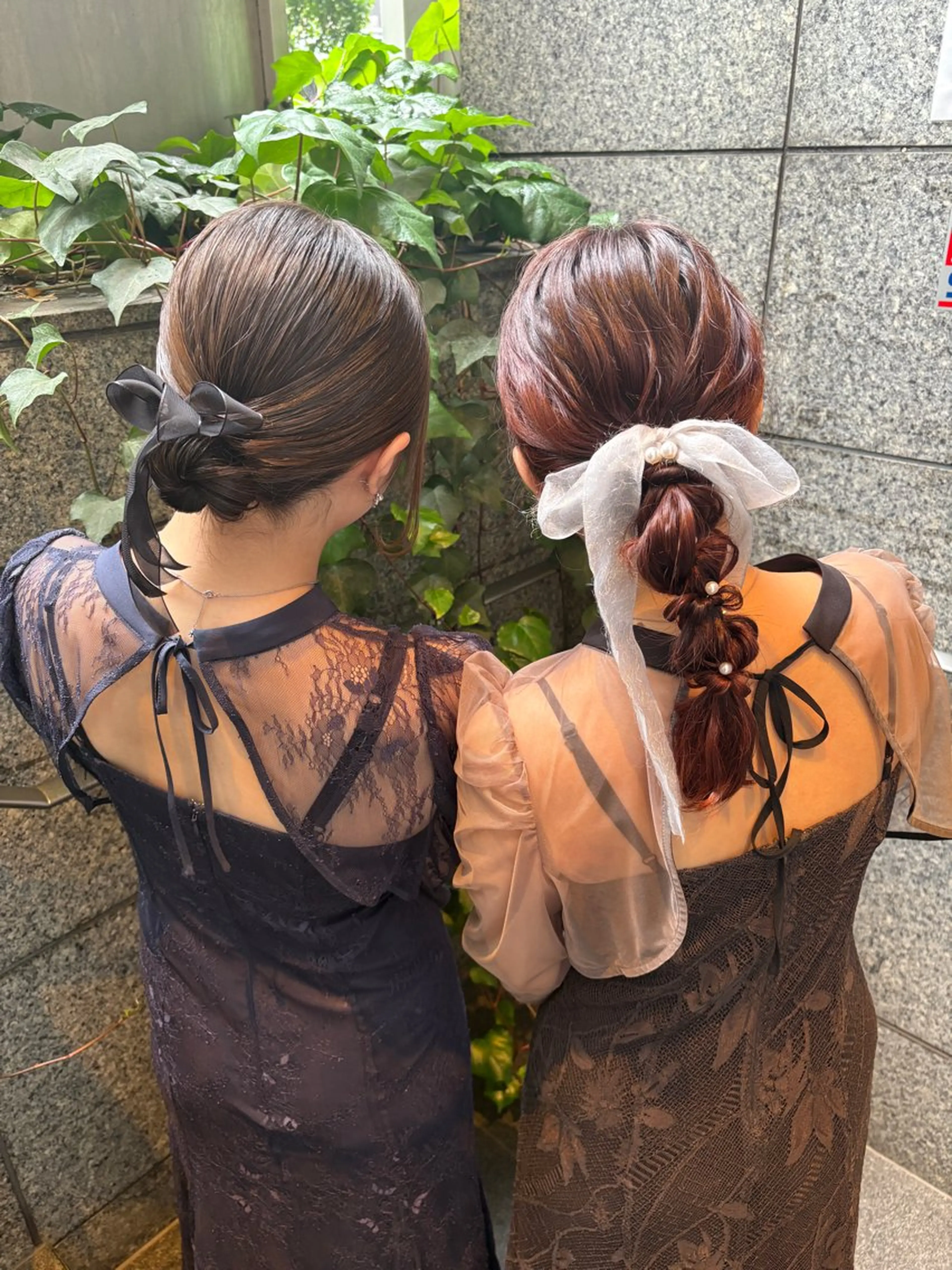 【ペアでのご来店】⭐️お呼ばれヘアセット⭐️早朝料金無料🆓2名様⚠︎前日までにご希望画像を必ずお送りくださいの写真