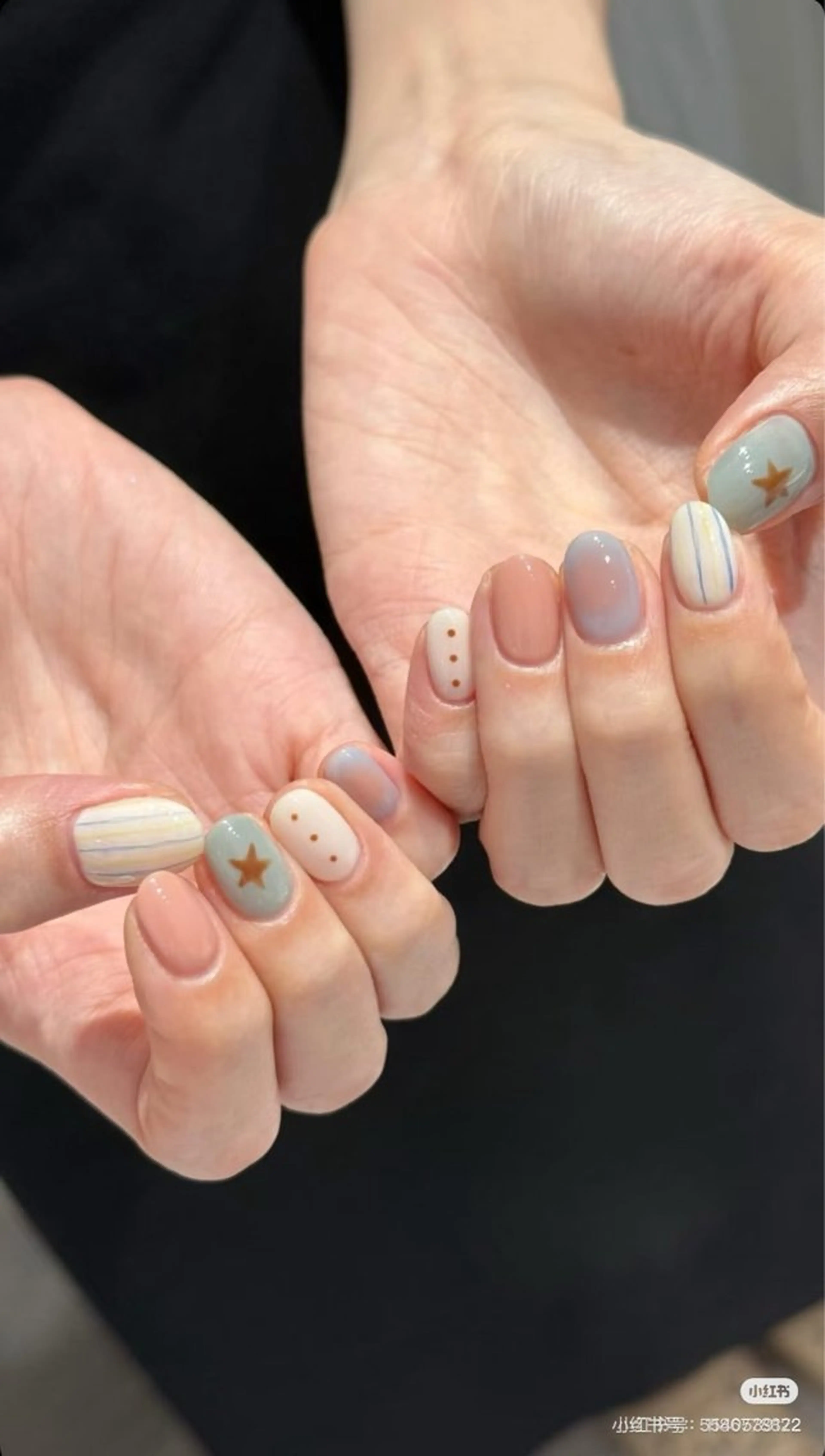 ネイル 韓国ネイル ロングネイル スカルプネイル ハンドネイル はなネイル所属・R_nail xixiのネイルデザイン