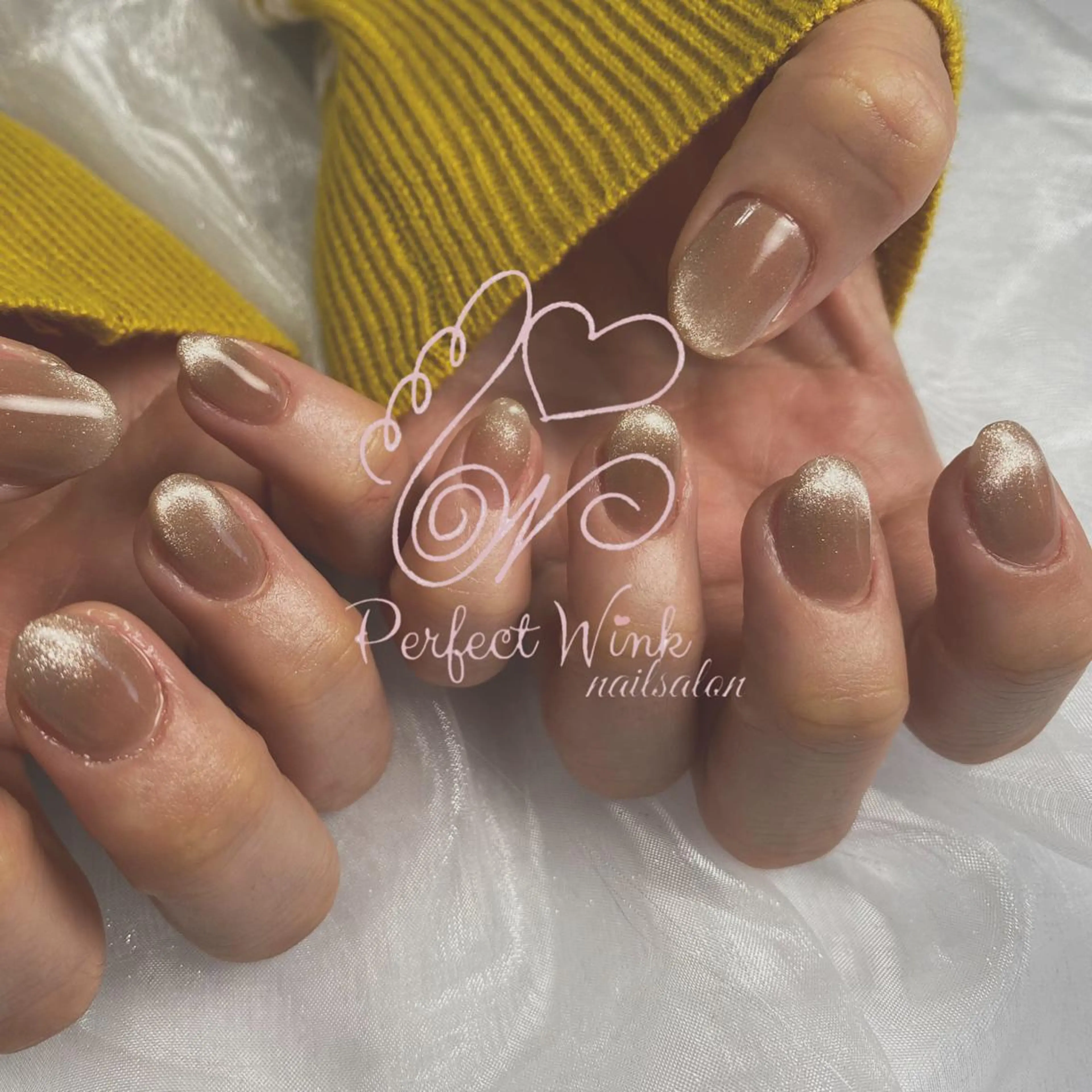 ネイル グラデーション マグネットネイル ハンドネイル 💅Perfect Wink RUI🌈のネイルデザイン