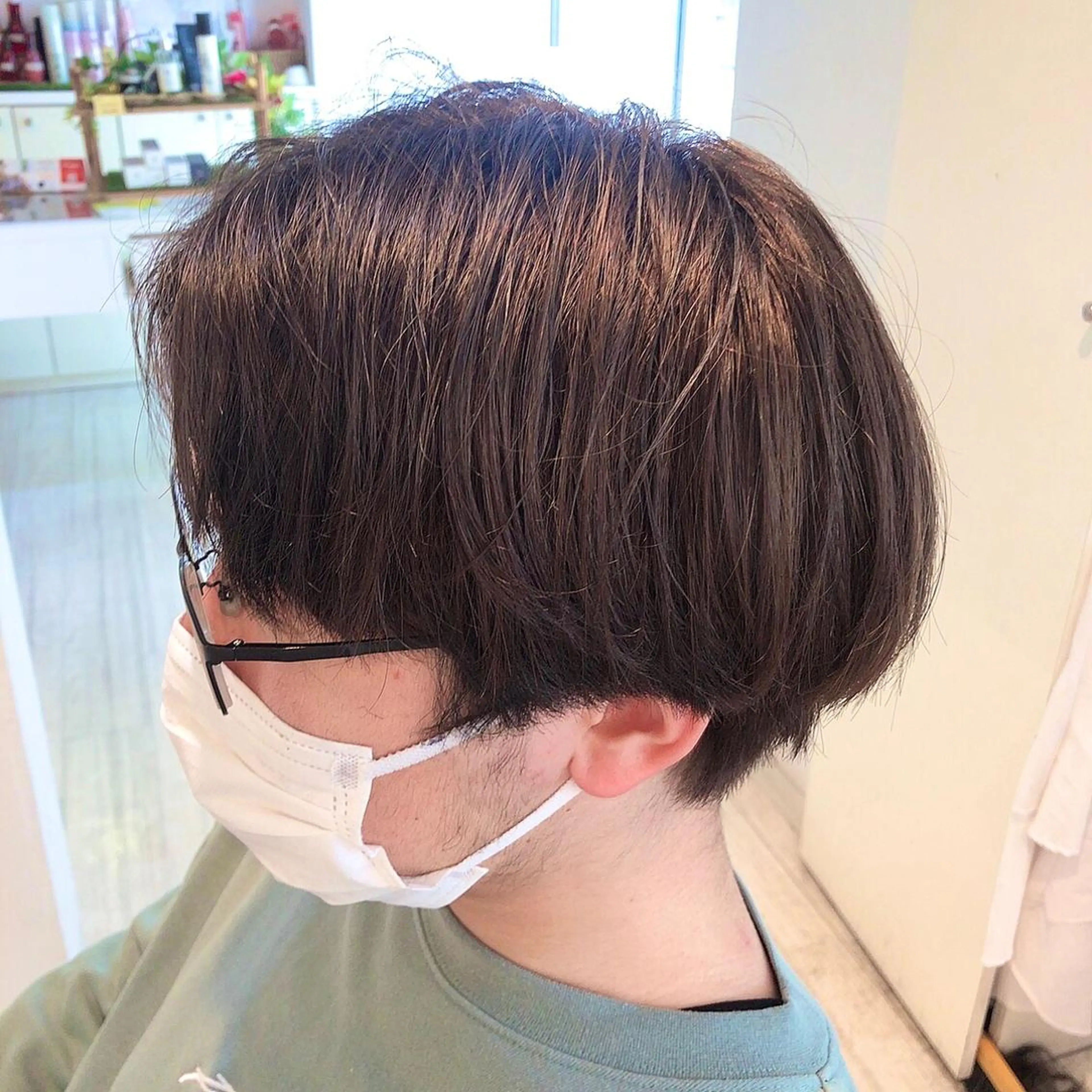 カラー メンズ ヘアカラー 髪質改善&ストレート ‪✂︎‬鈴木青樹のヘアスタイル