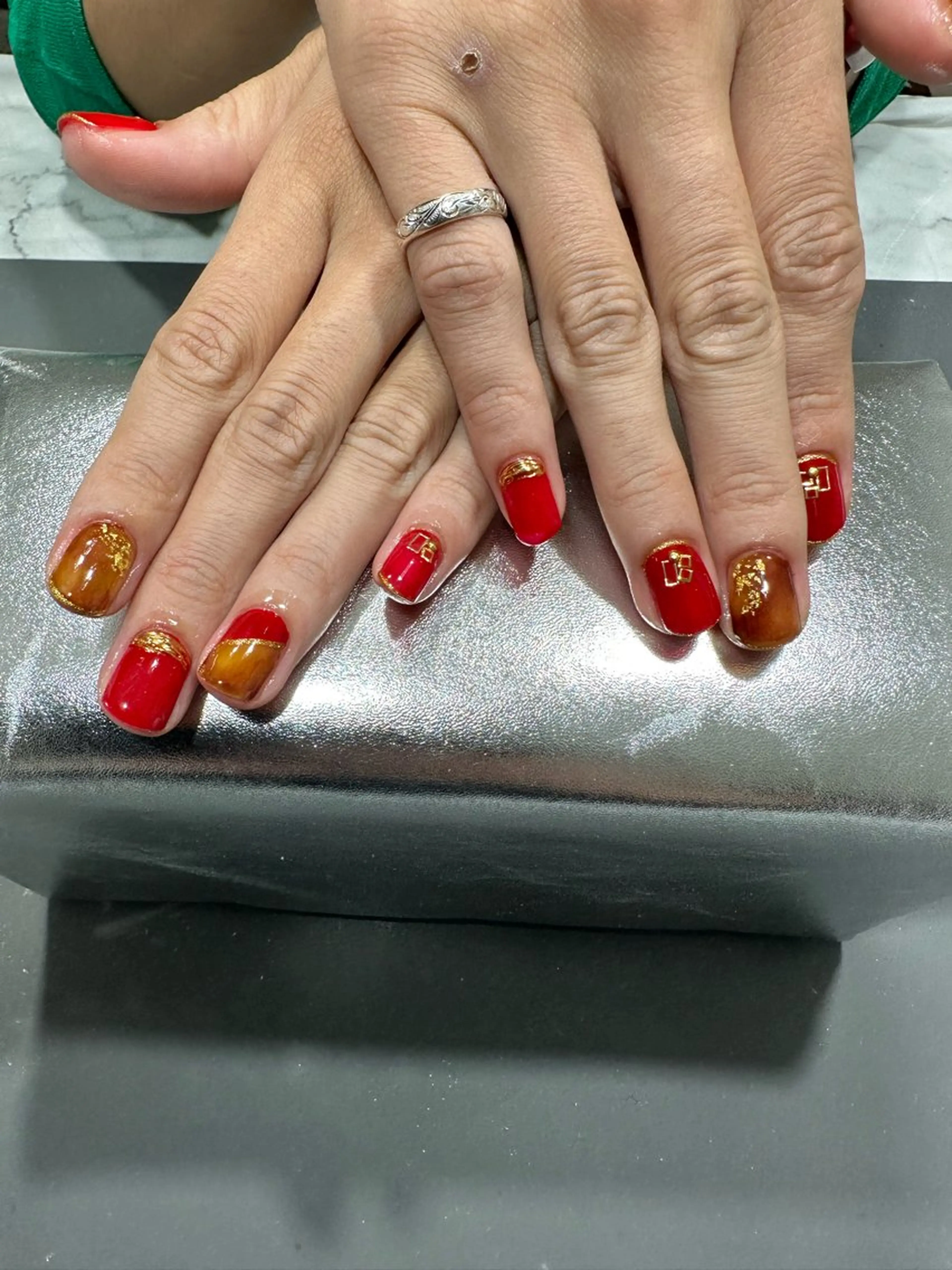 ネイル アートネイル ハンドネイル 中西 美羽のネイルデザイン