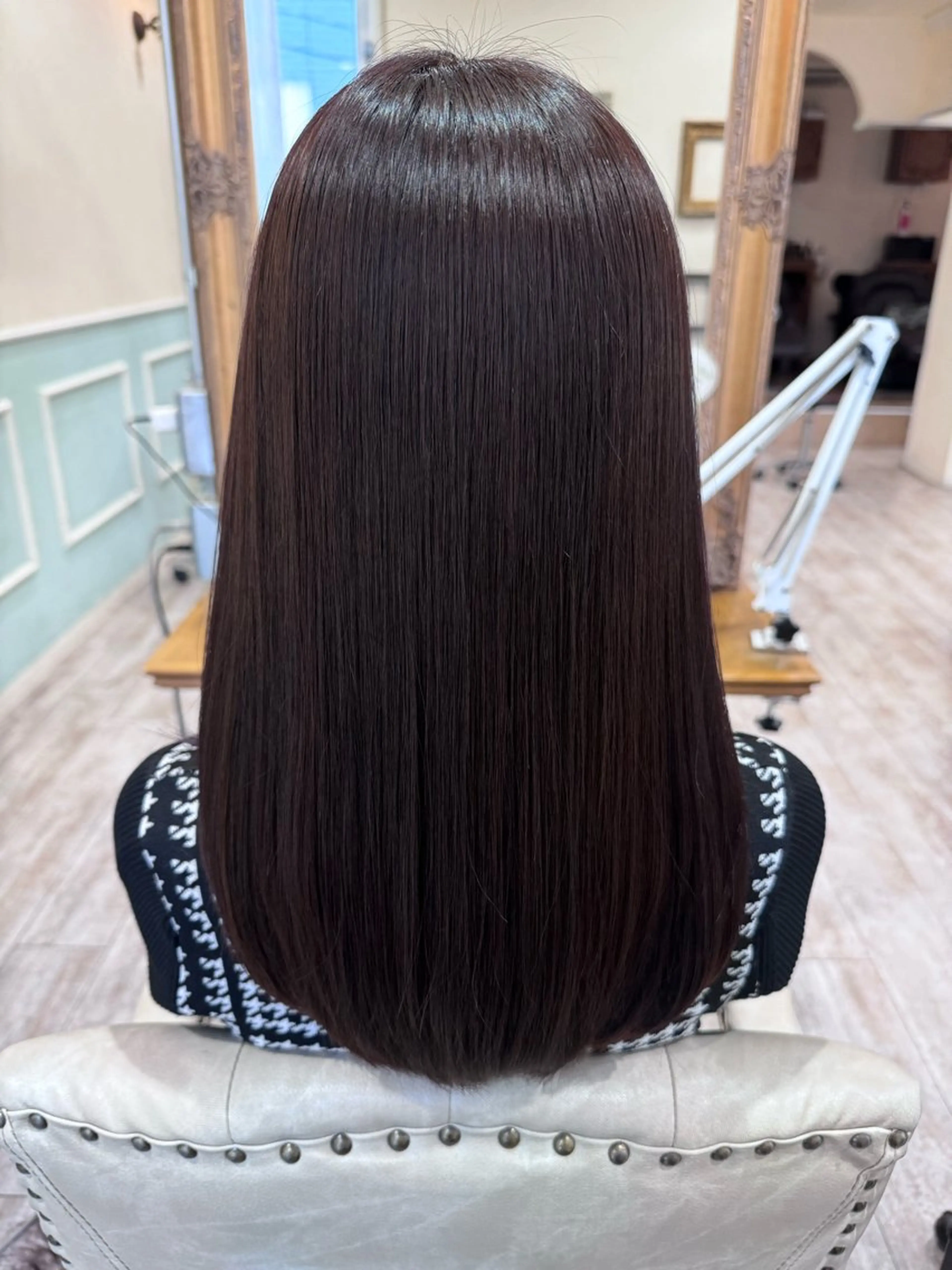 ロング カラー 髪質改善 レイヤーカット カット ヘアカラー 縮毛矯正 トリートメント noble店長 松本　拓也▶◀*.のヘアスタイル