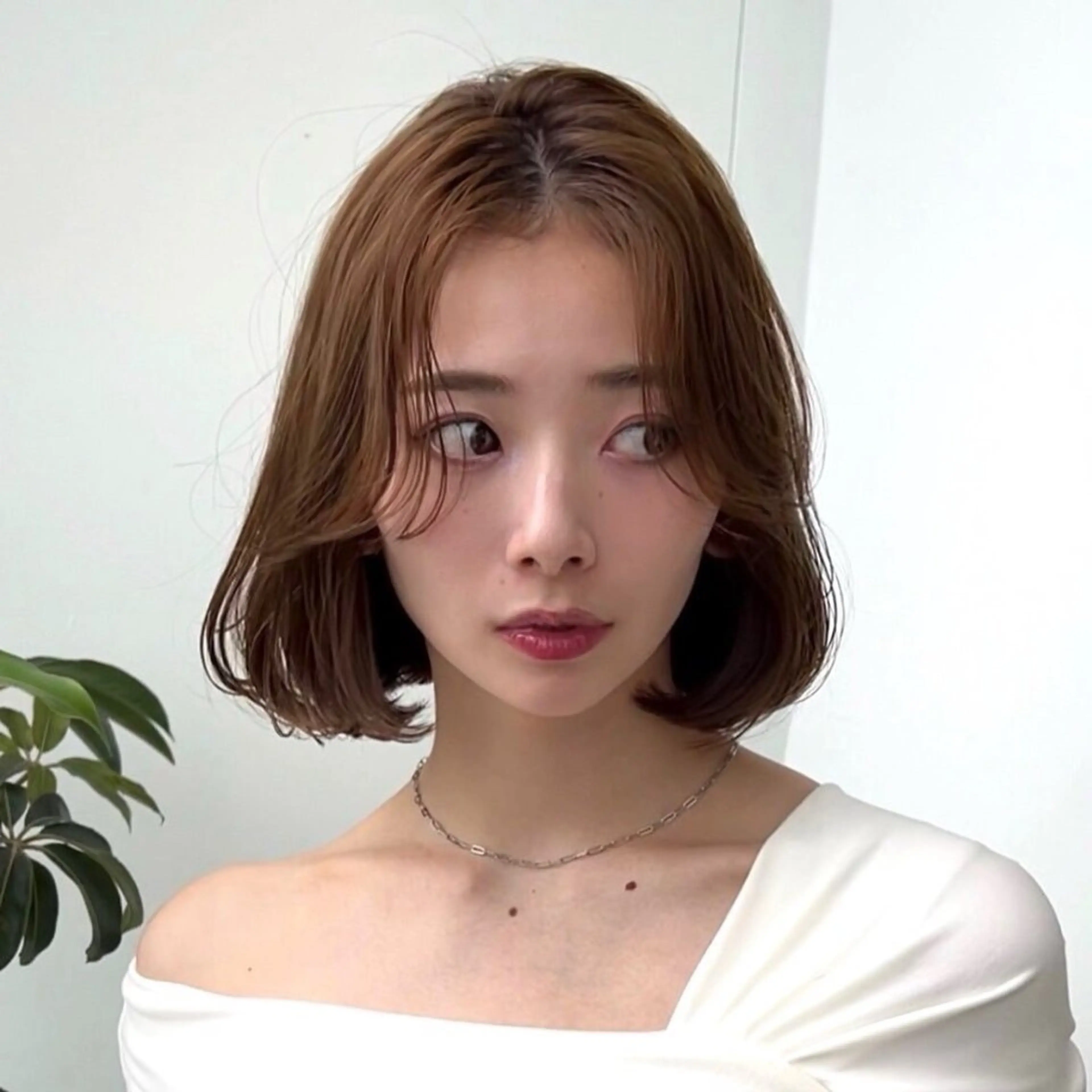 韓国風カット＋透明感カラー＋1stepトリートメントの写真