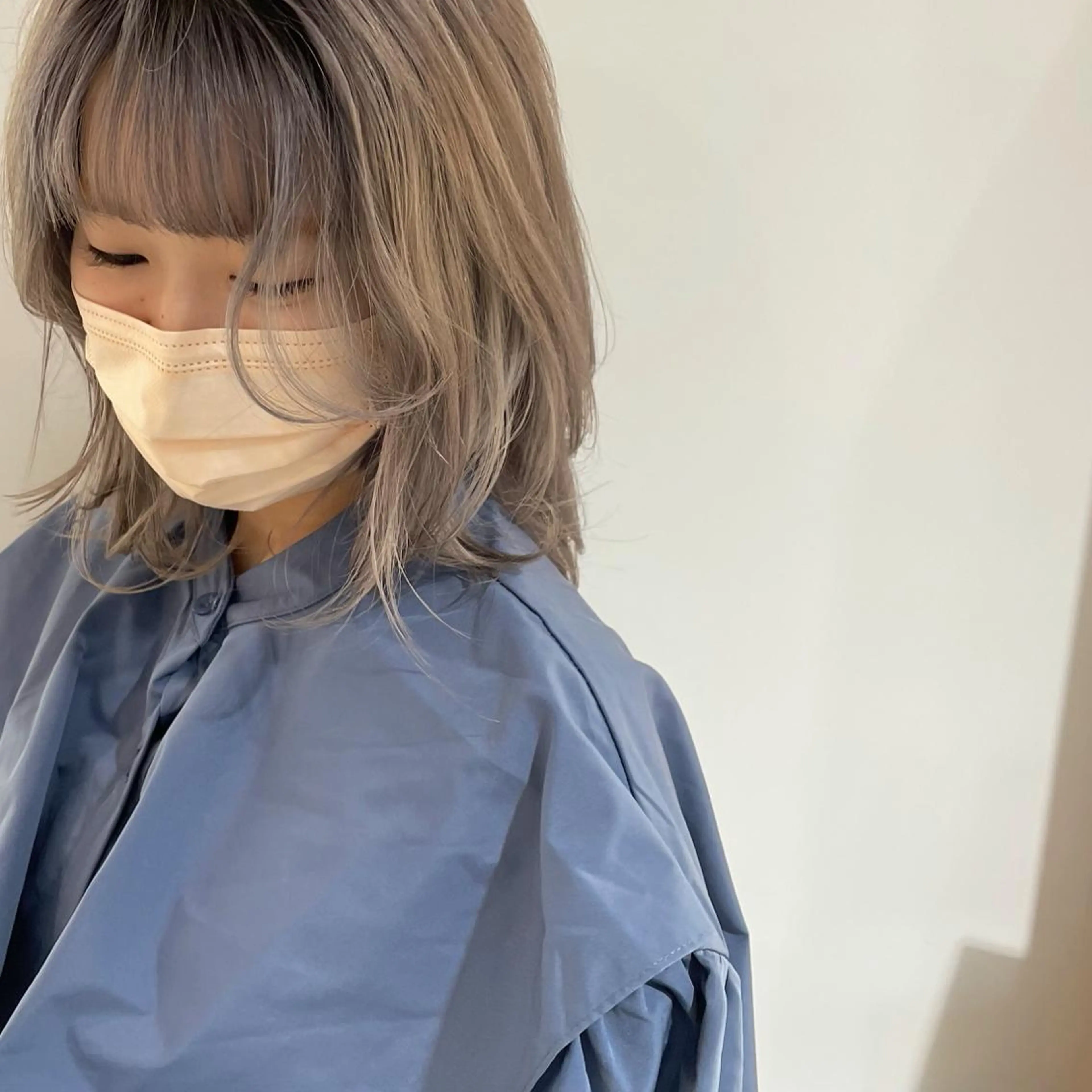 ミディアム カラー noa ☪︎のヘアスタイル