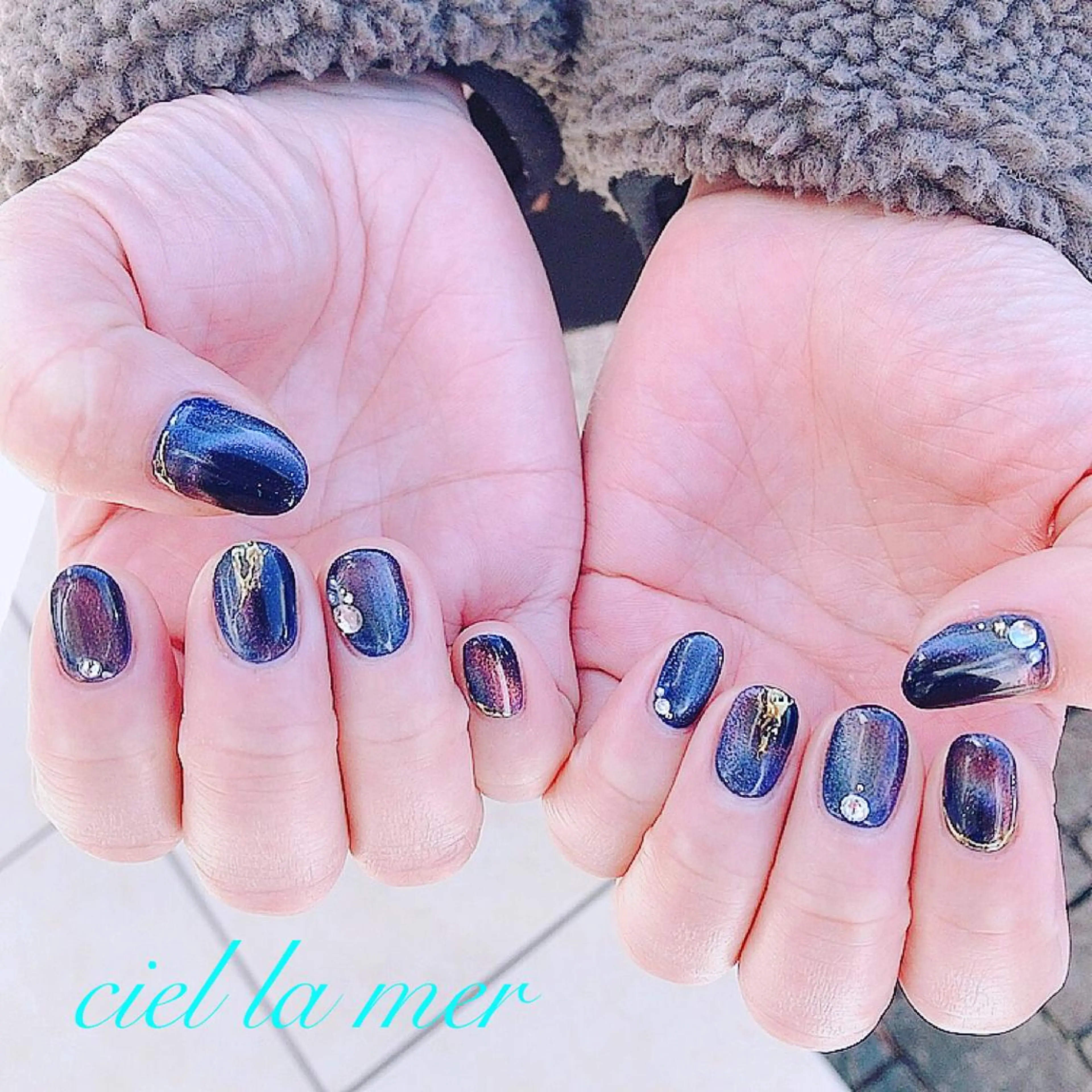 ネイル ハンドネイル フットネイル ciel la merのネイルデザイン