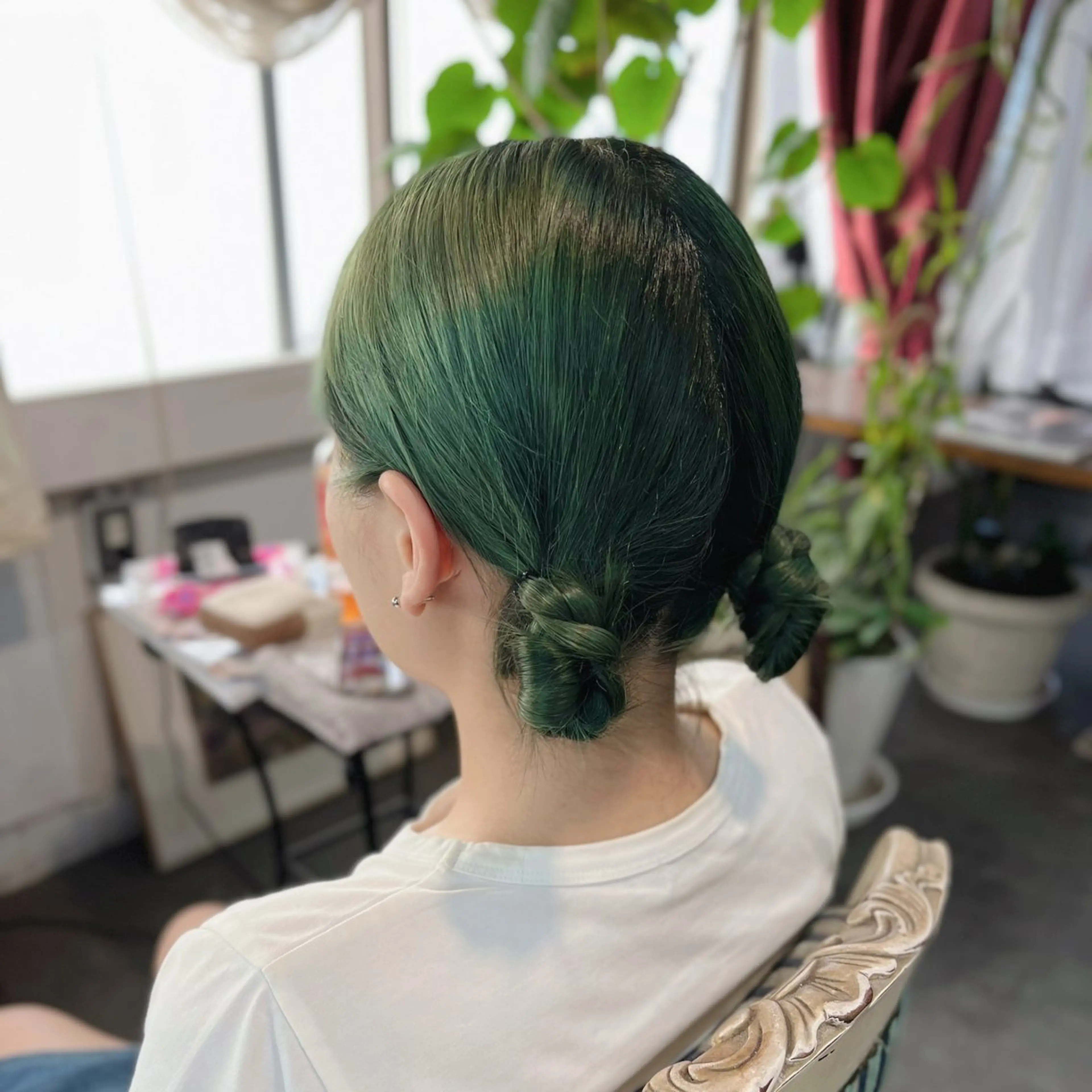 カラー ヘアアレンジ sena 西大分Marianaのヘアスタイル