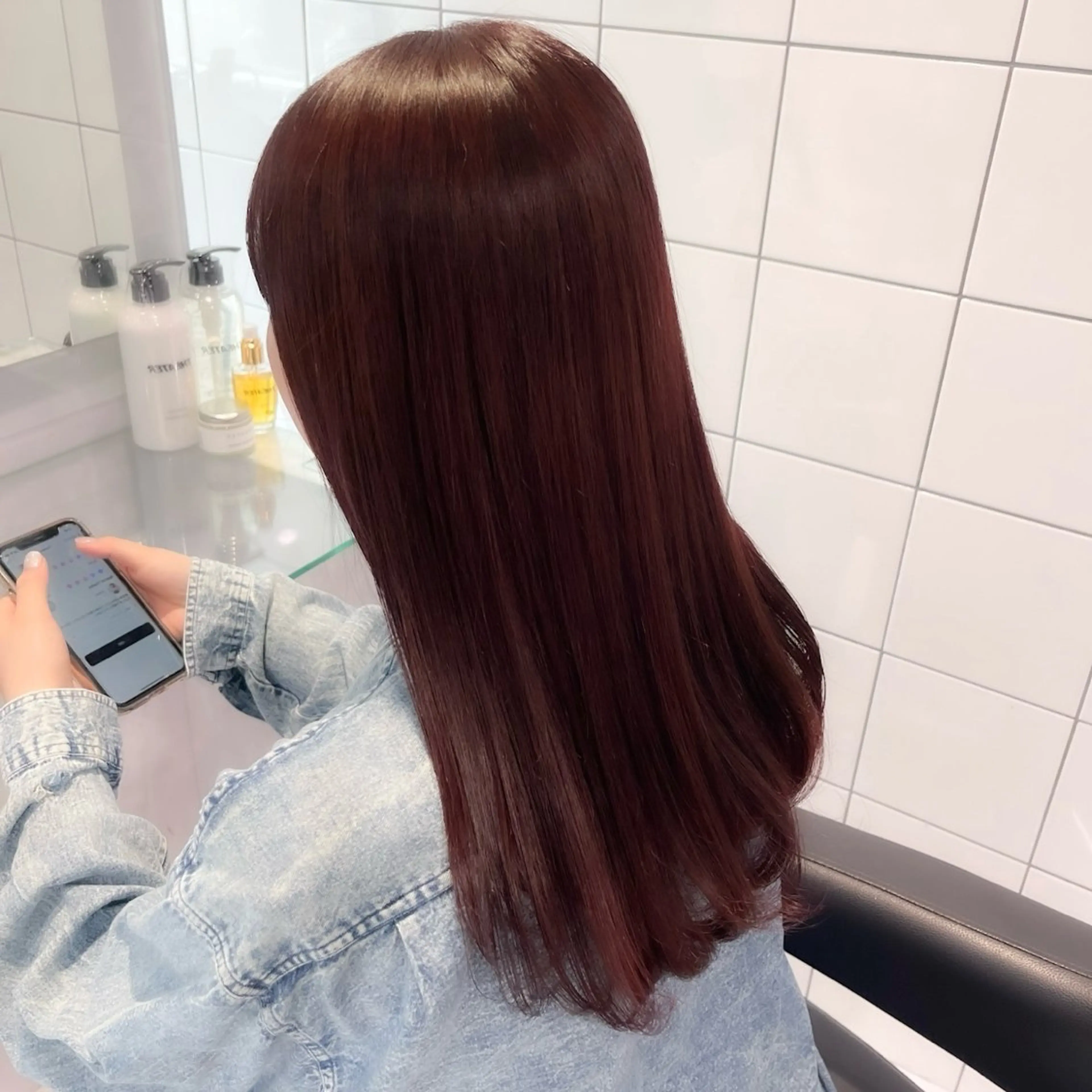 ロング カラー ヘアカラー トリートメント 🫧‪モテ髪の達人 🫧‪ハルカ💞のヘアスタイル