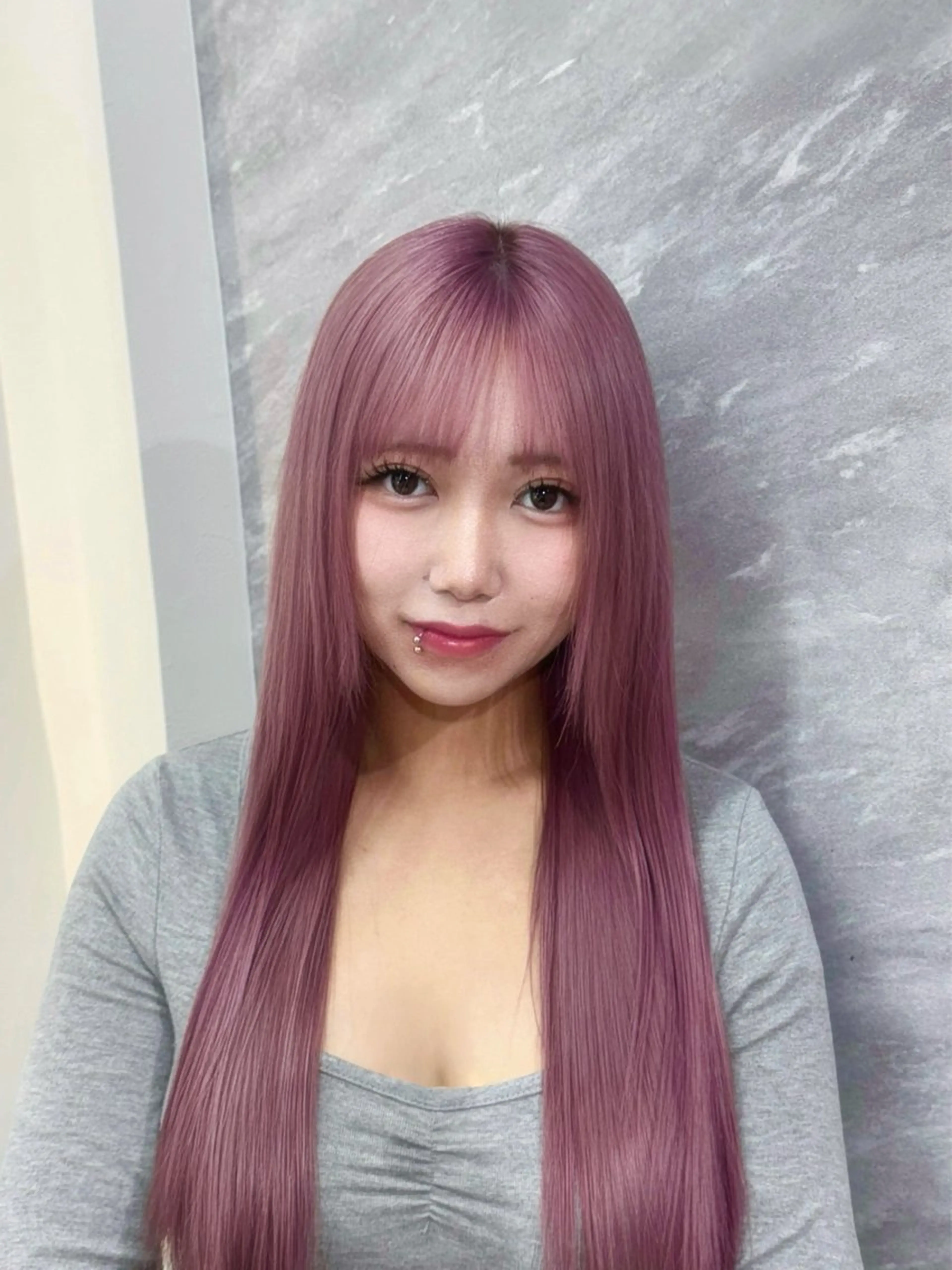 ロング カラー ヘアカラー 透明感 ハイトーン 🪽あんじぇ【池袋】のヘアスタイル