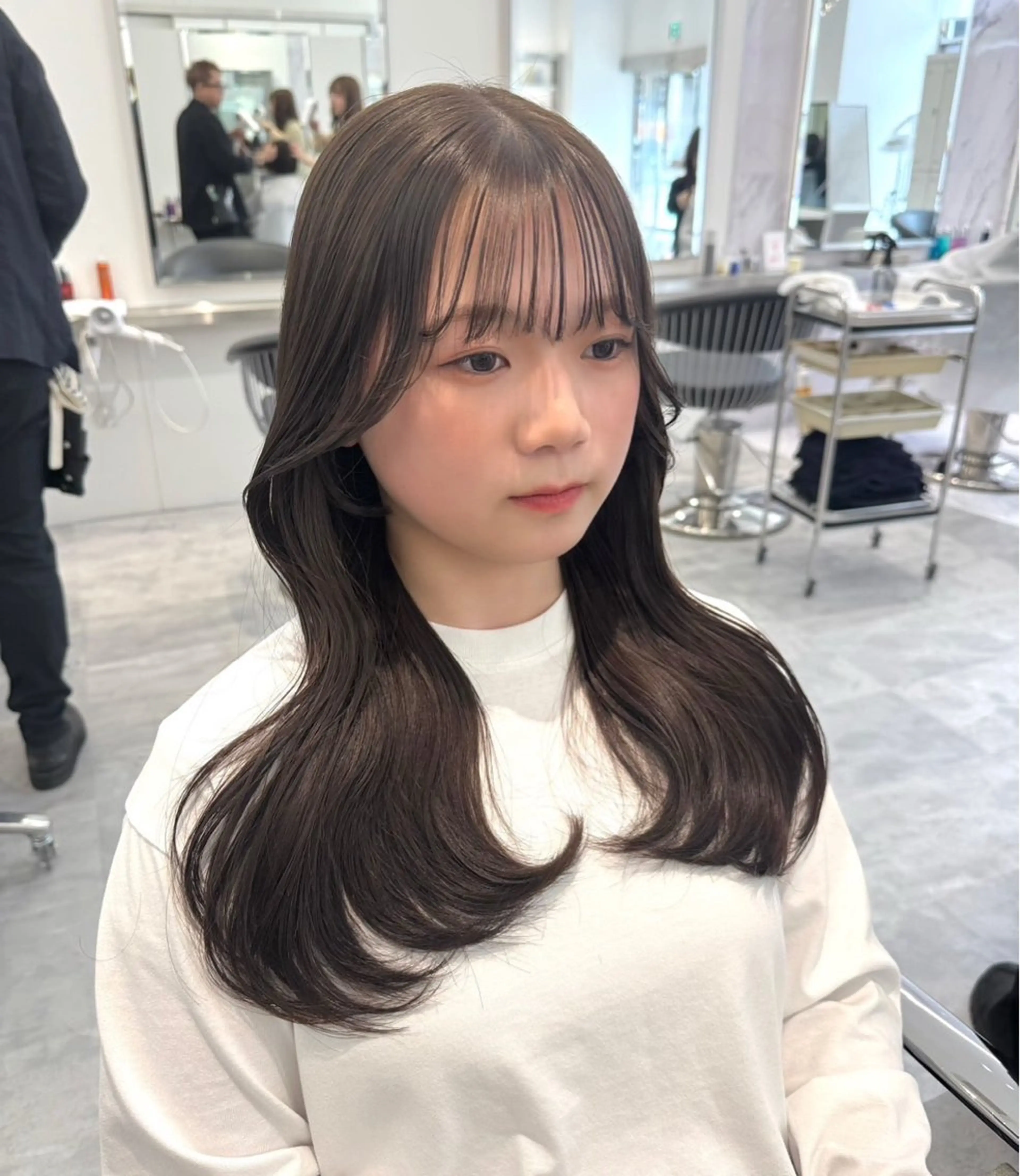 ロング カラー ヘアカラー ParveMix🍀 藤原愛未のヘアスタイル