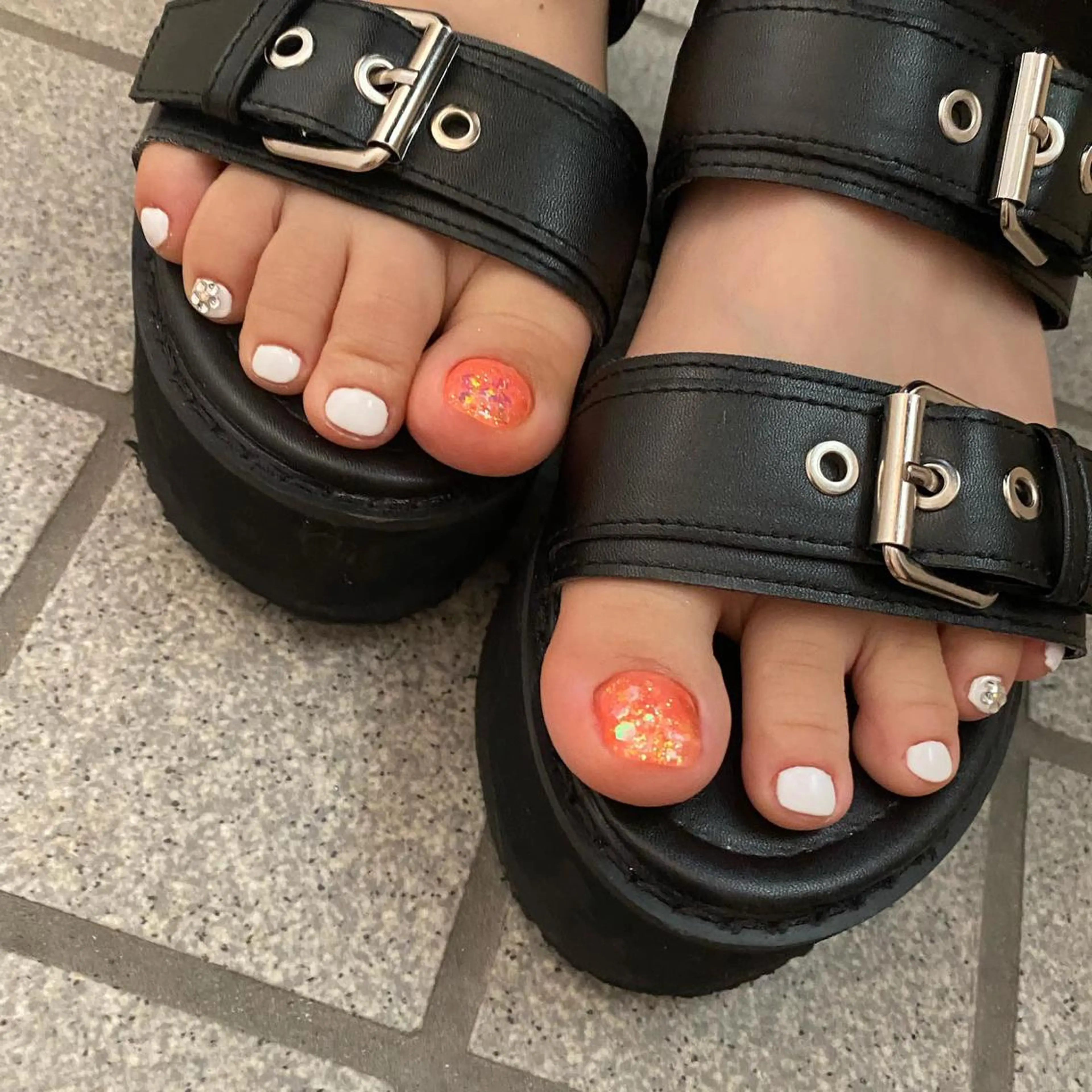 ネイル フットネイル フットネイル Re:Ø nail 🩵TSUJIのネイルデザイン
