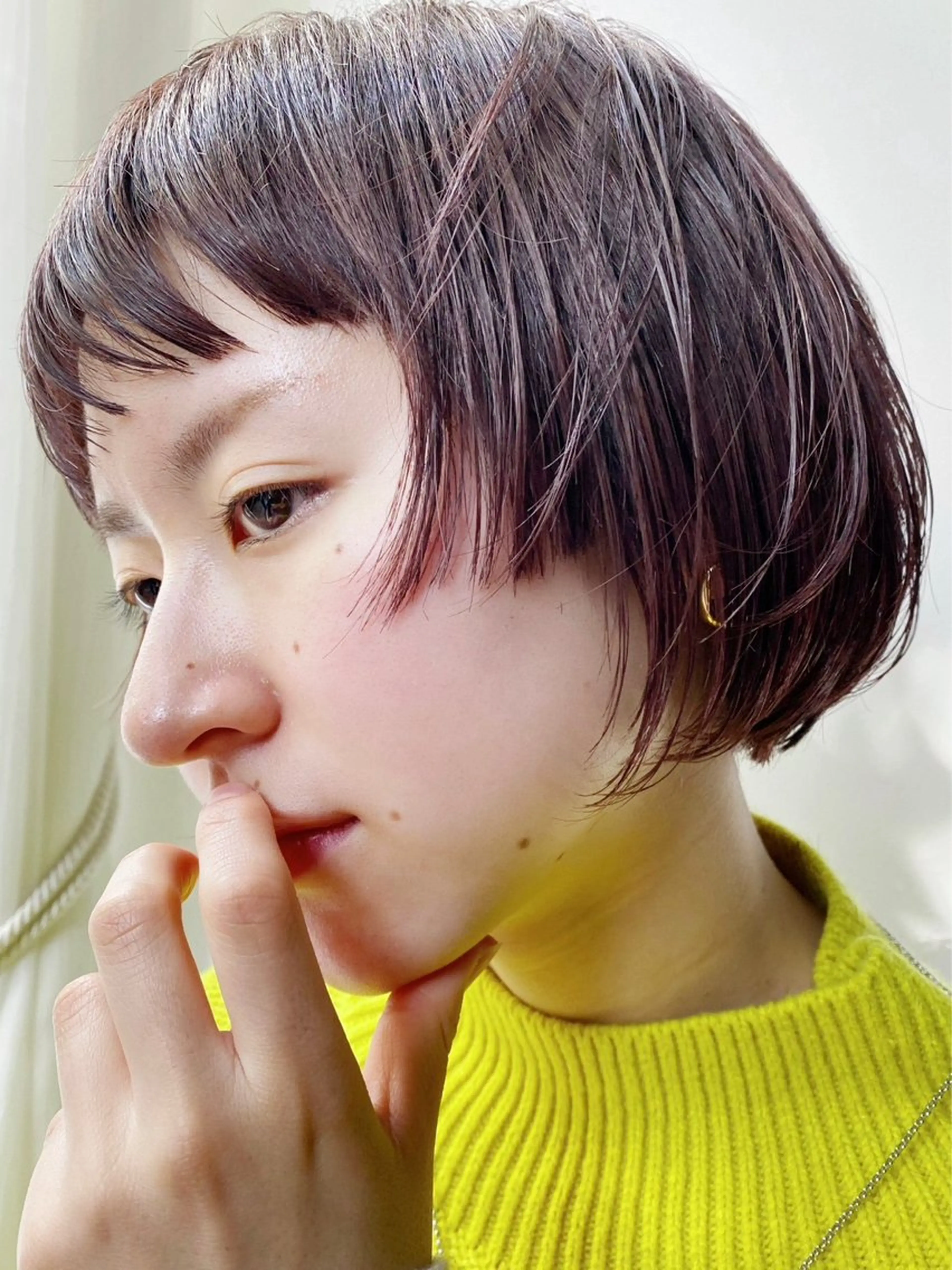ショート カラー トリートメント nari ☺︎ ボブ/透明感カラーのヘアスタイル