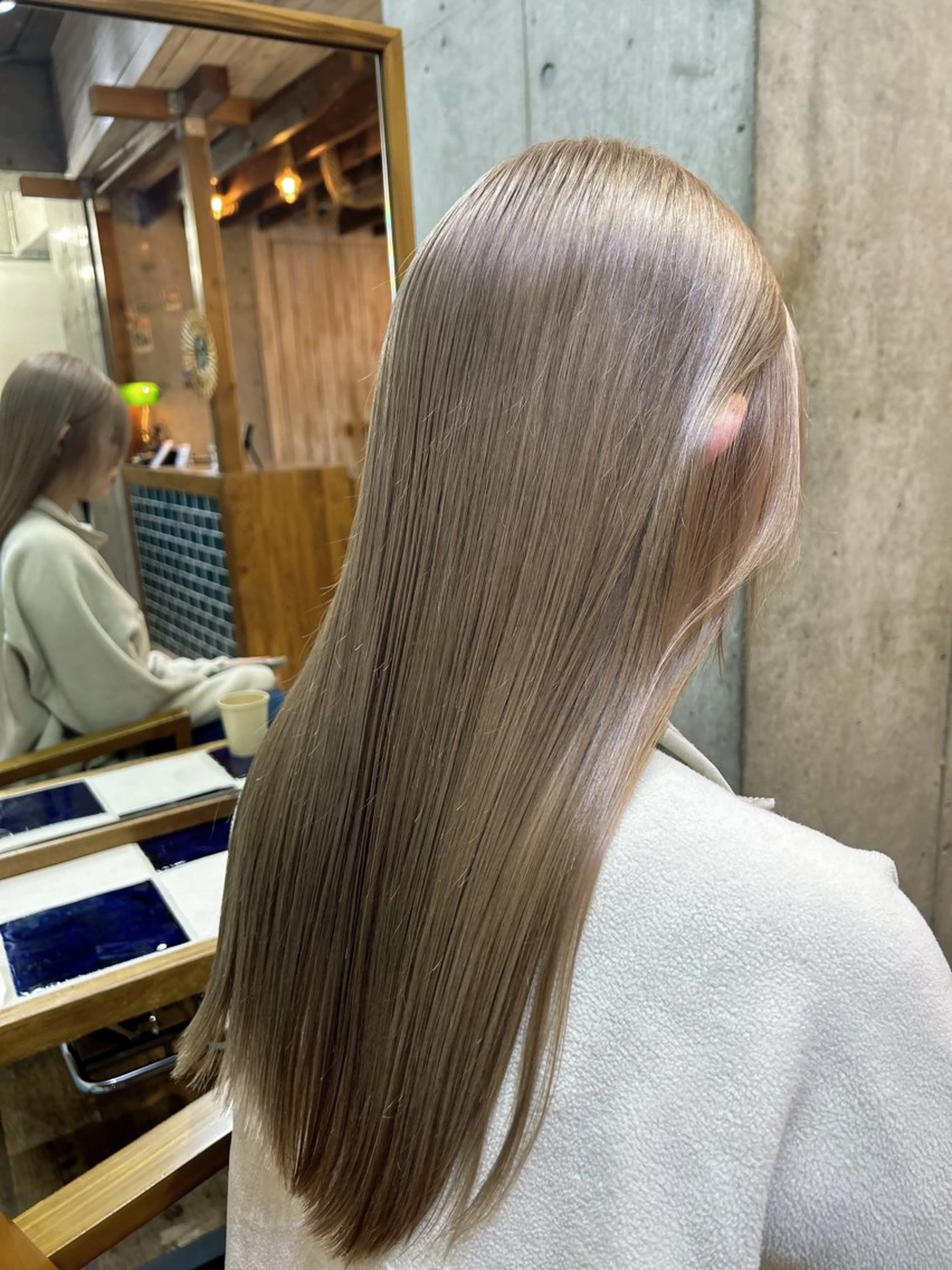 ロング カラー ヘアカラー トリートメント 🎨デザイン🥇 美髪・艶髪　日暮千敬のヘアスタイル