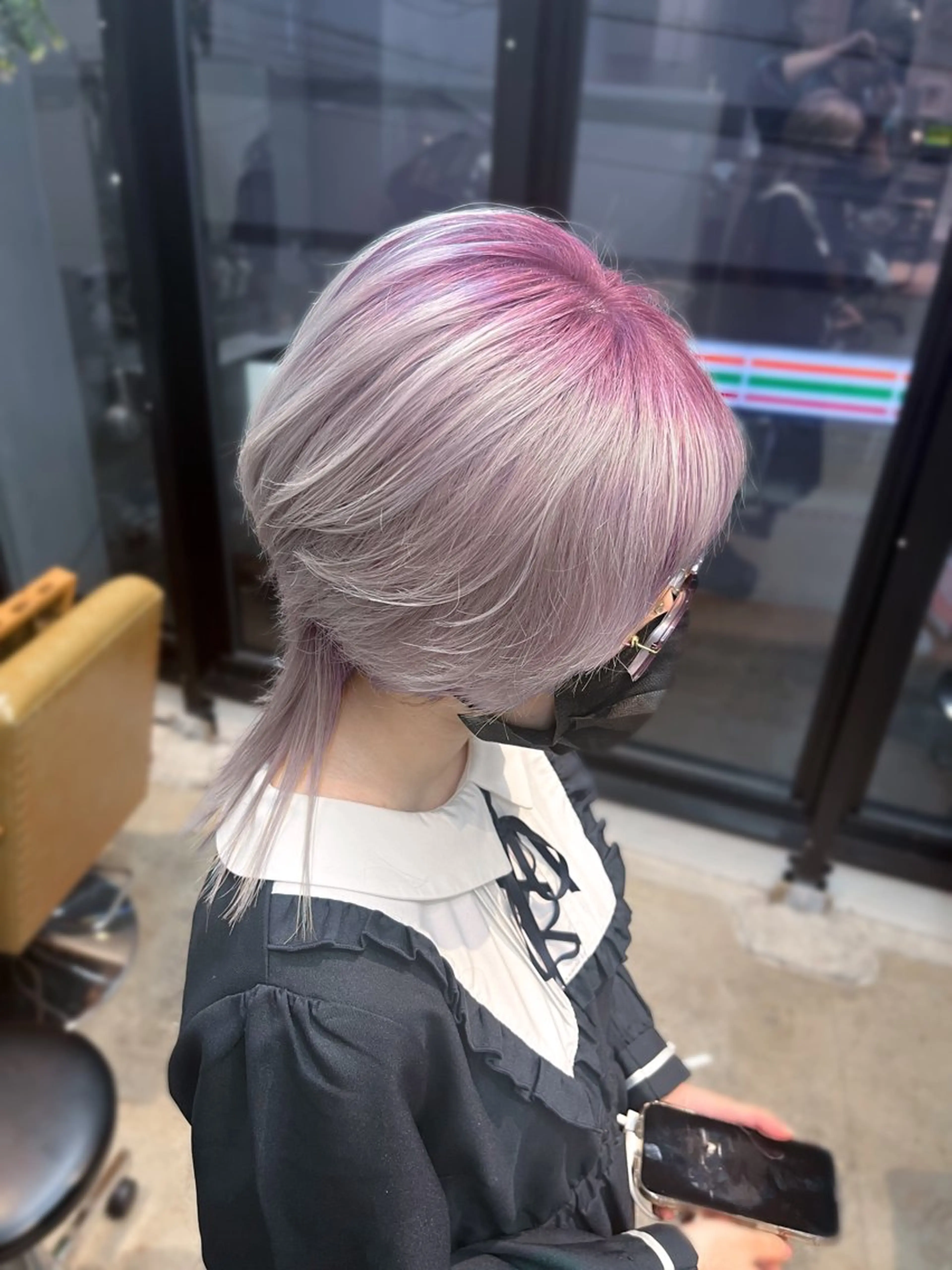 ミディアム カラー カット ヘアカラー ルーツカラー/ レイヤーカット/井川のヘアスタイル