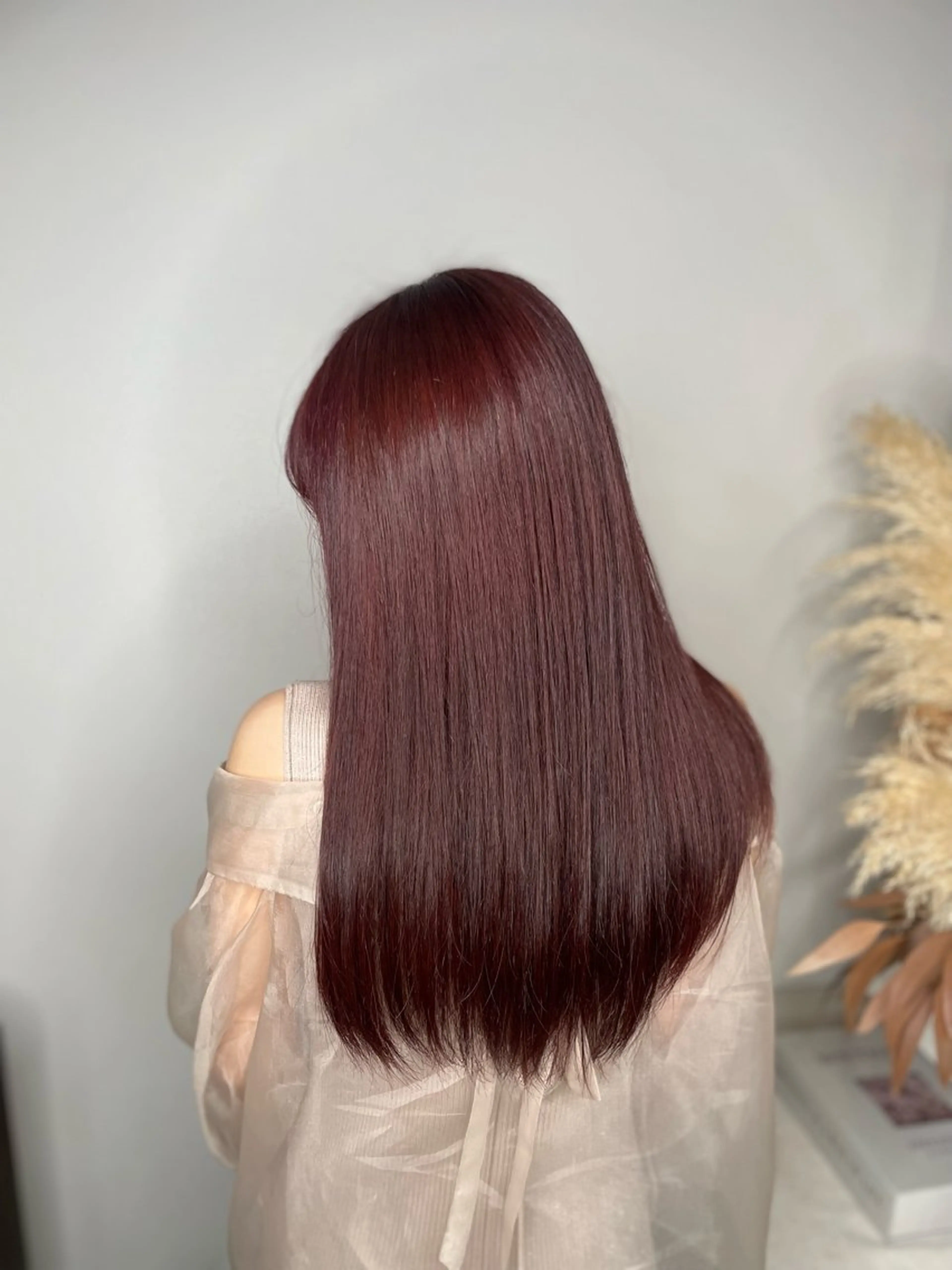 ロング カラー ヘアカラー トリートメント 萩原 加帆のヘアスタイル