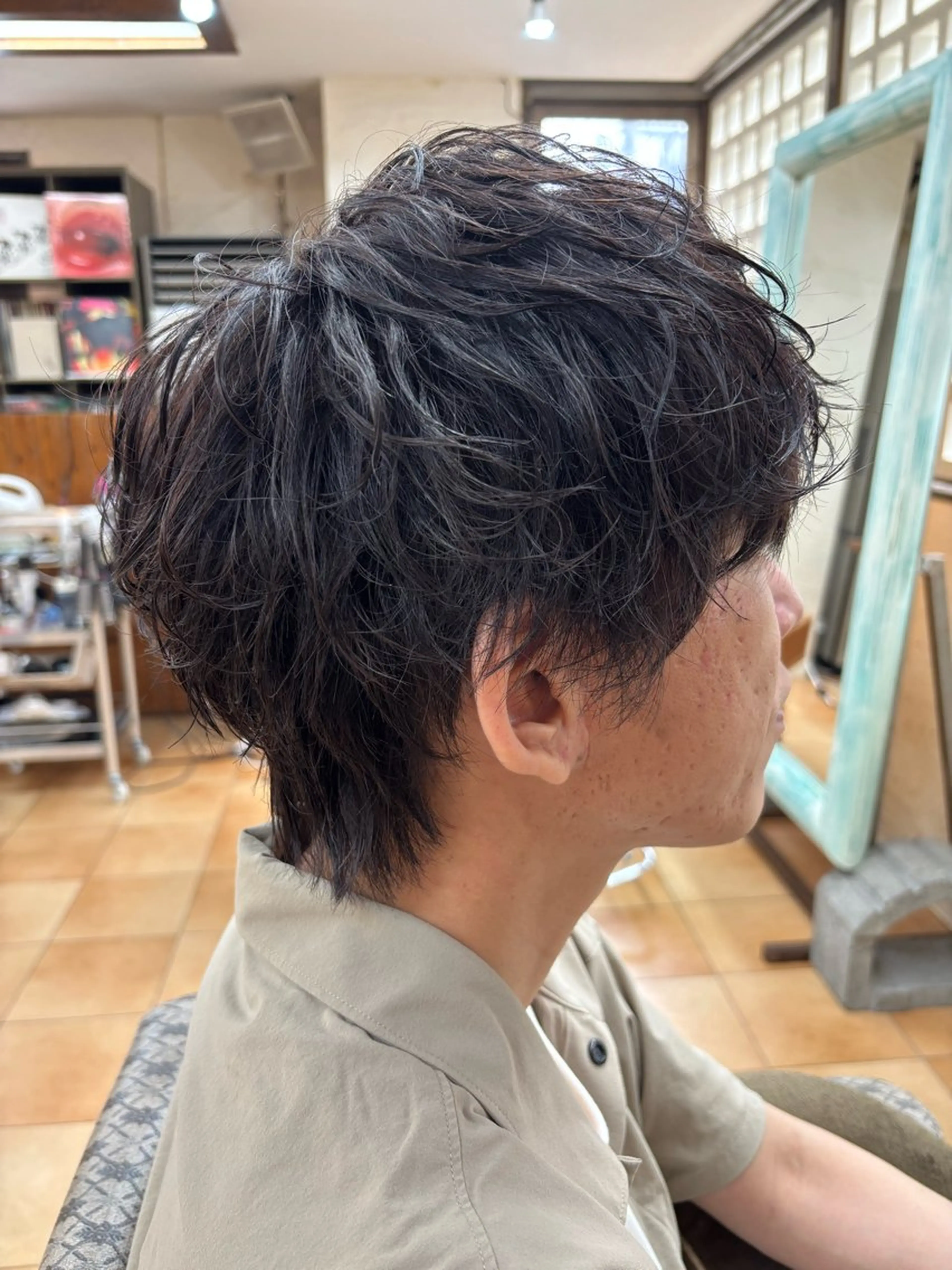 メンズカット＋パーマの写真
