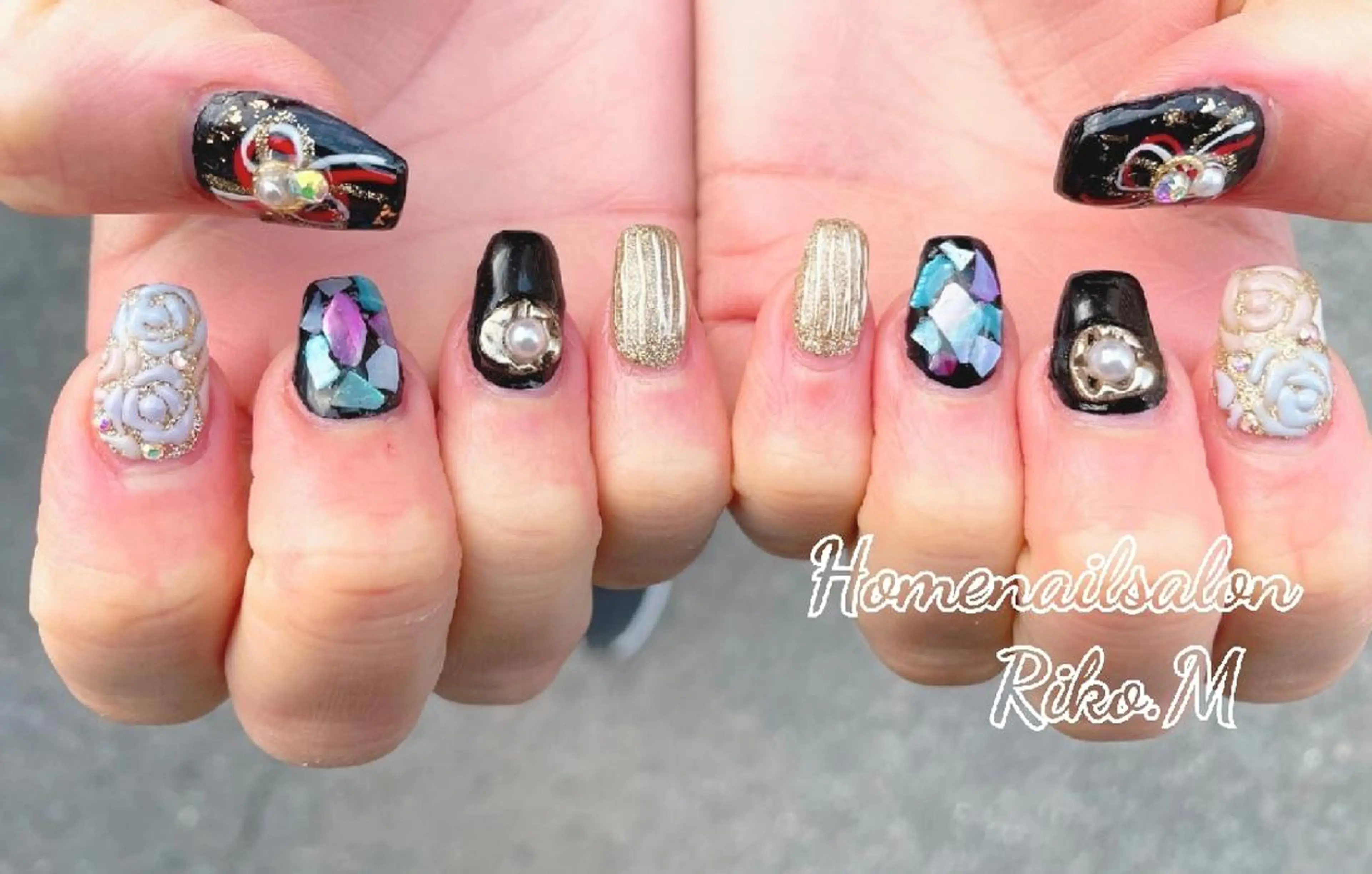 ネイル アートネイル nailsalon Riko.Mのネイルデザイン
