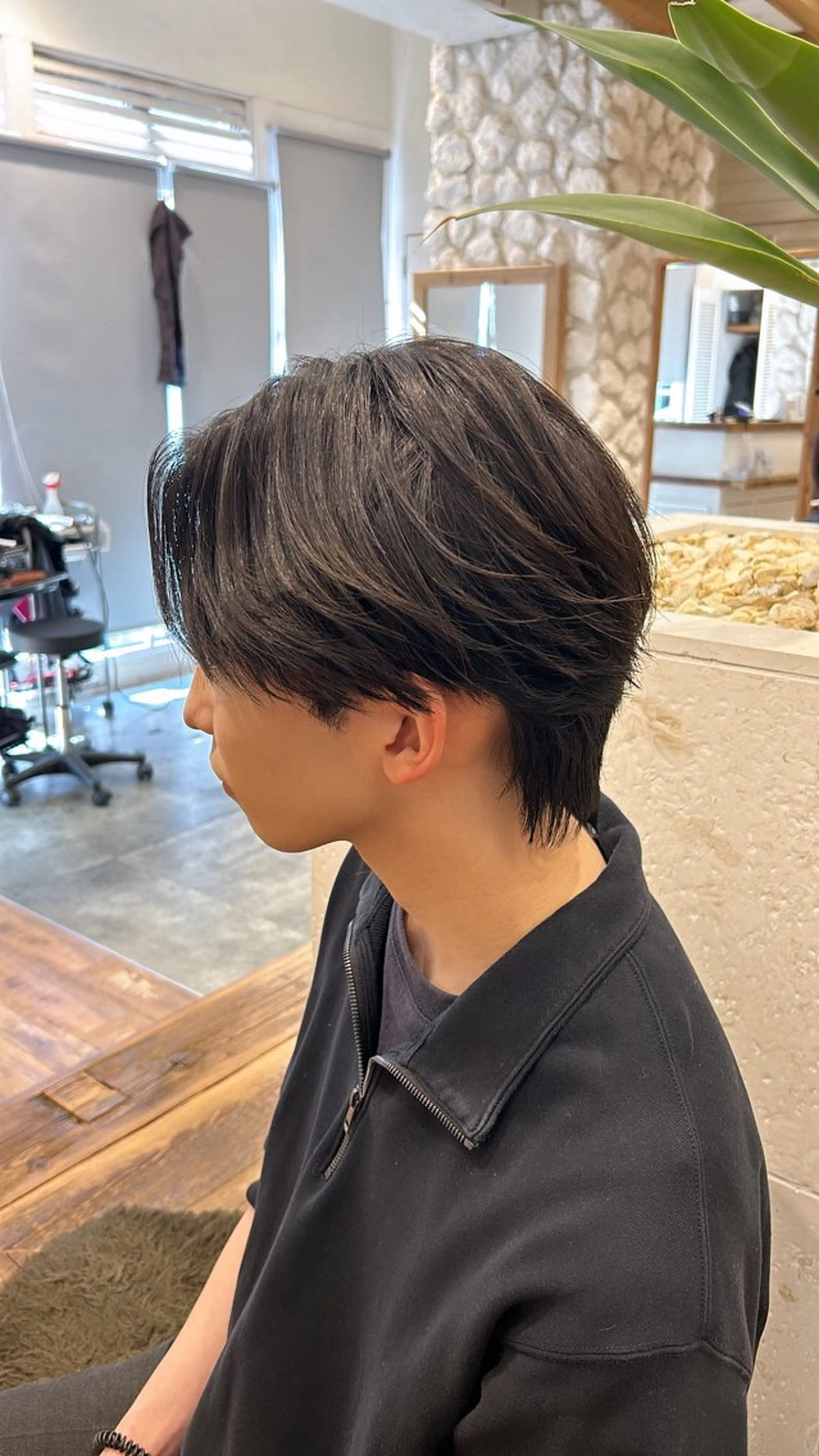 メンズ センターパート 三浦 翔太のヘアスタイル