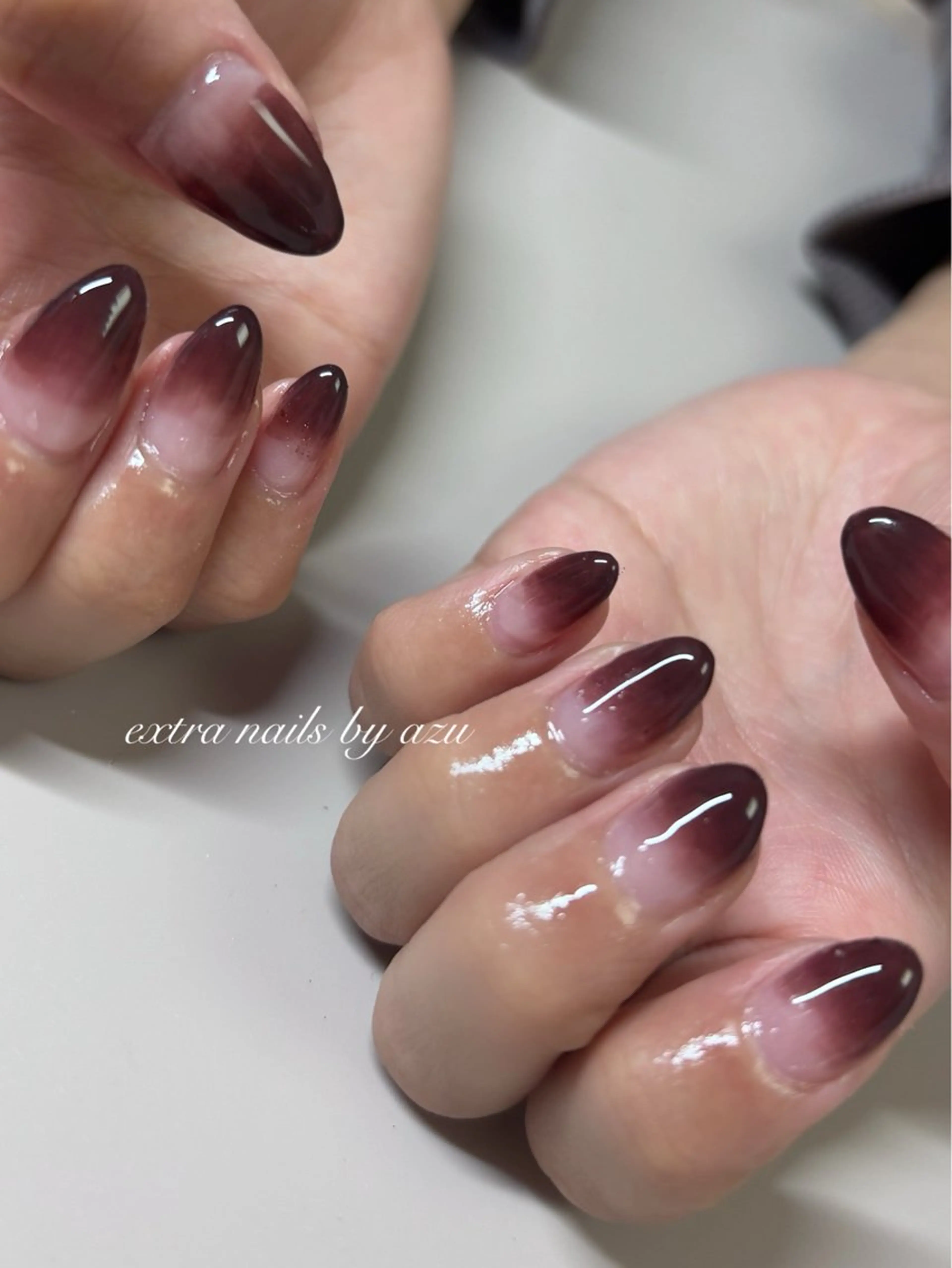 ネイル グラデーション ハンドネイル extranails /lemellaのネイルデザイン