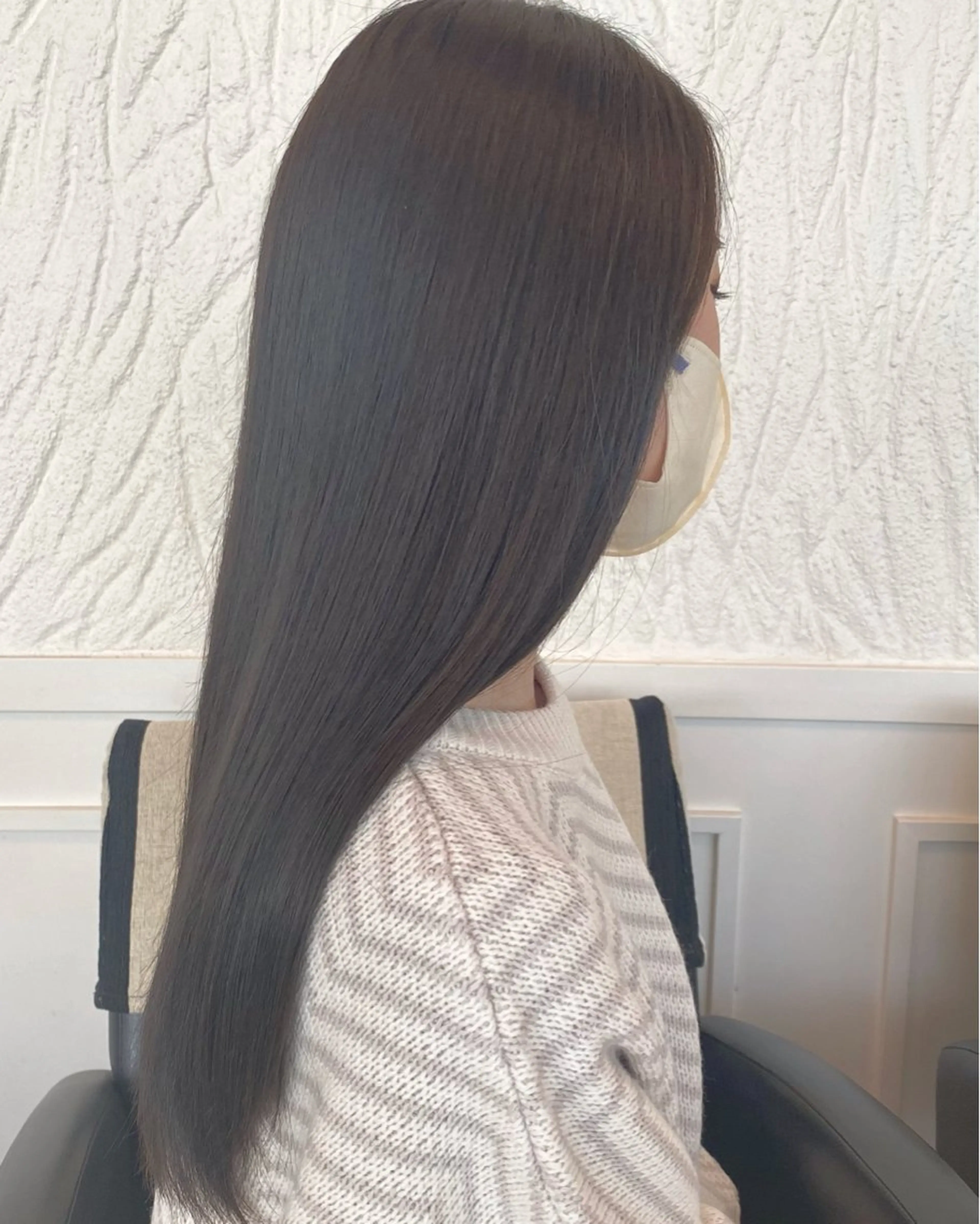ロング トリートメント カット ヘアカラー トリートメント ネヅ カオルのヘアスタイル