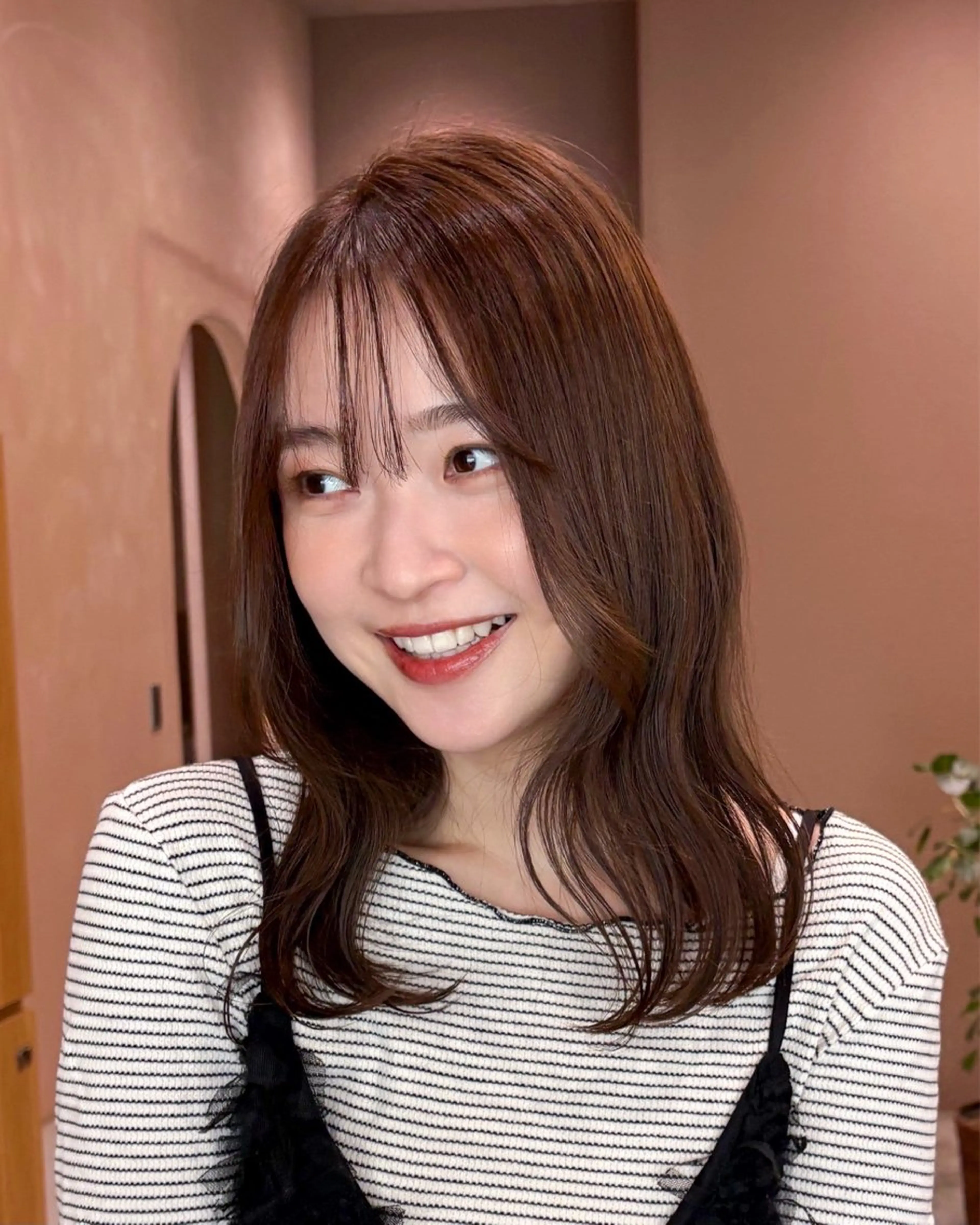 セミロング トリートメント 🍏あおい 🍏 似合わせカラーのヘアスタイル