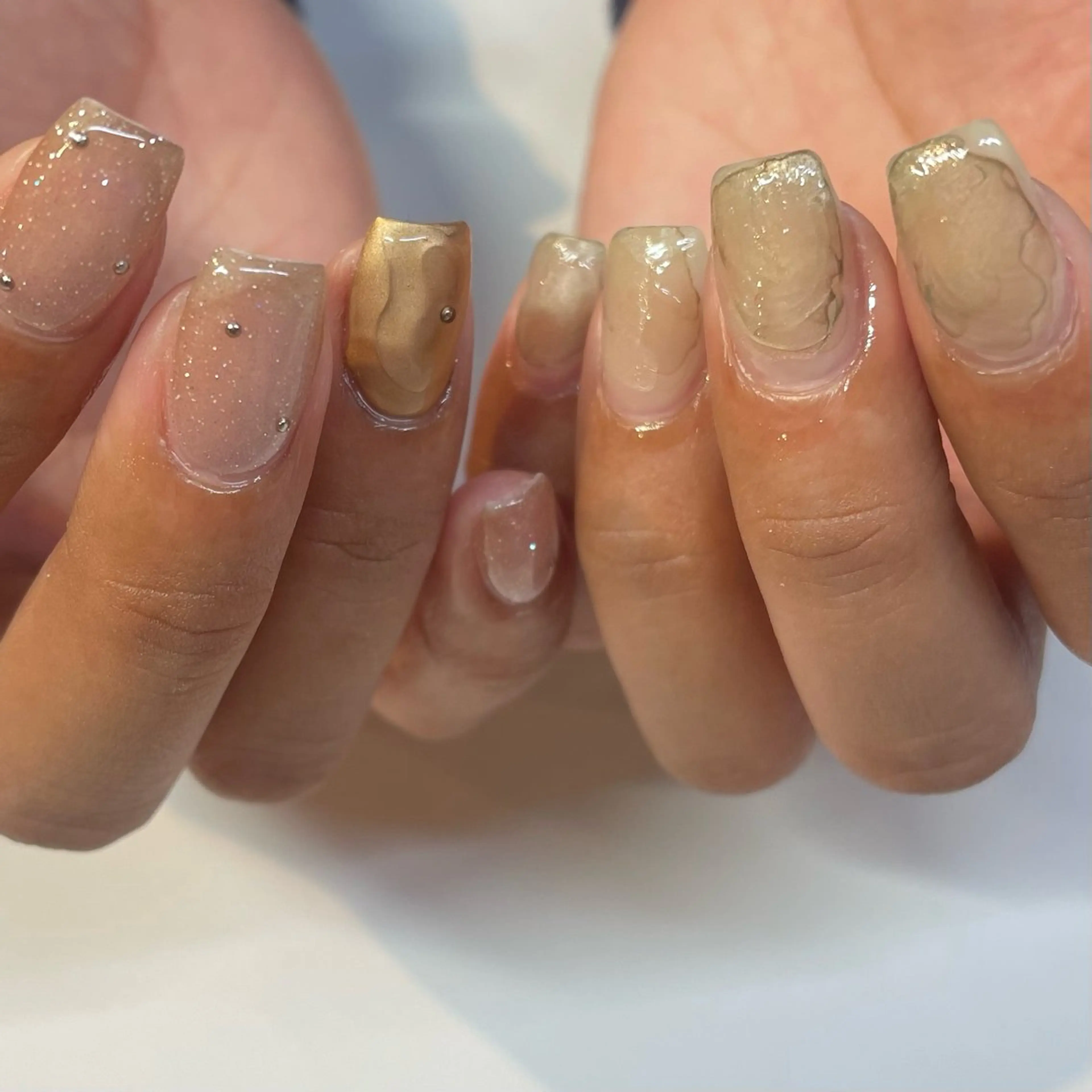 ネイル ニュアンスネイル Manon Yuiのネイルデザイン