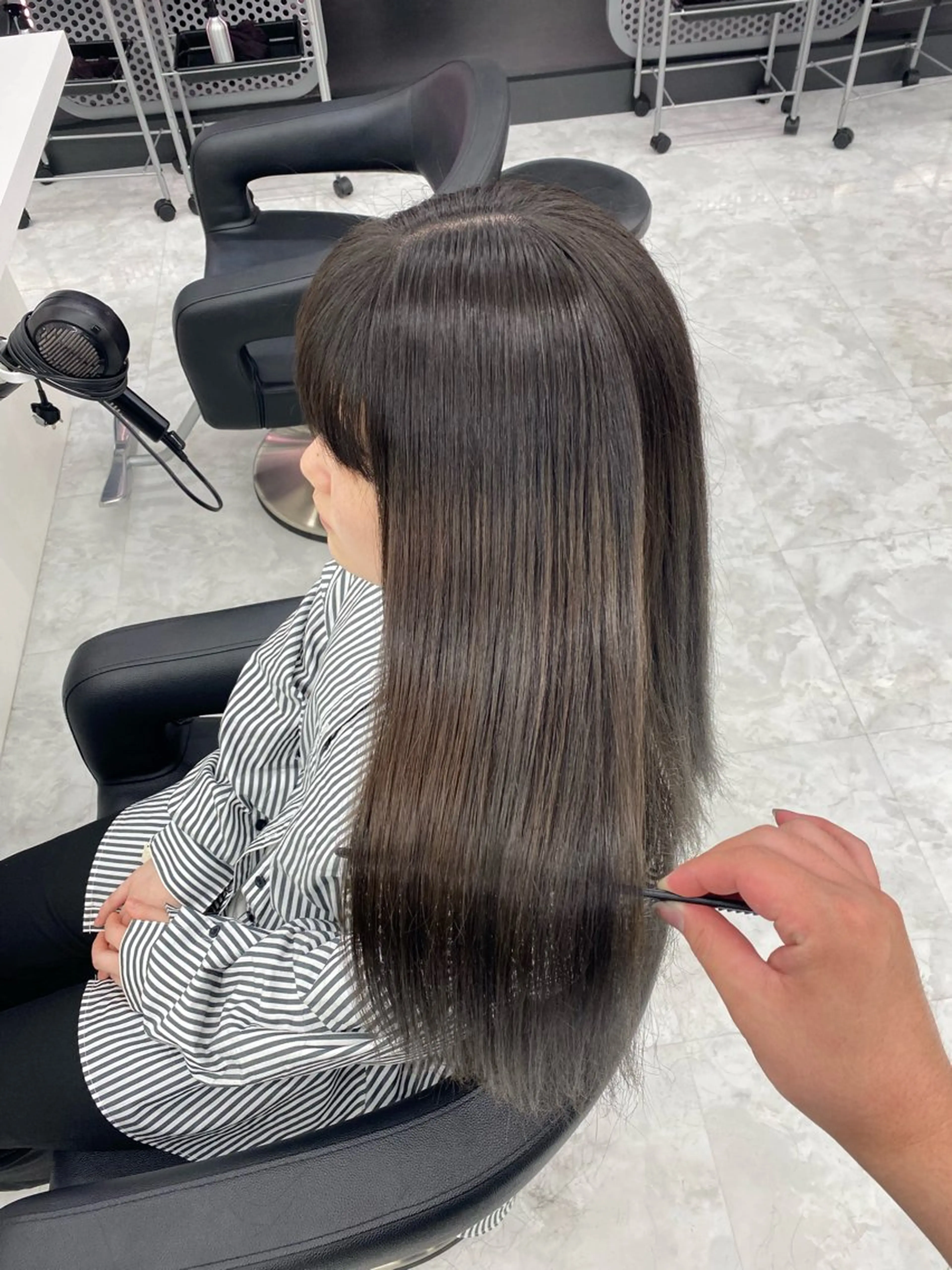 ロング カラー カット ヘアカラー 🔷似合わせメンズ カットKUMA🔷のヘアスタイル