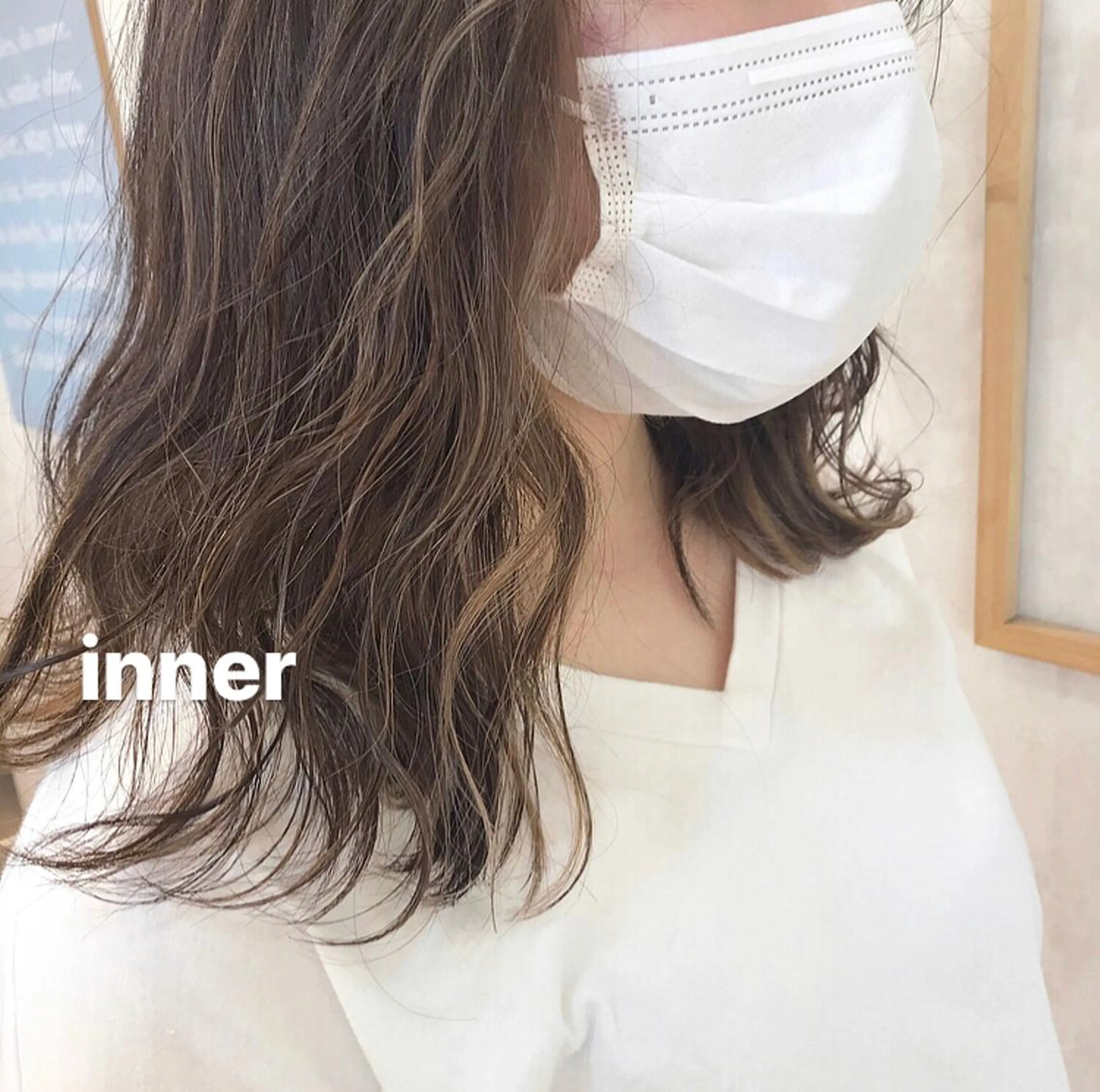 セミロング ヘアカラー 河田 海陽のヘアスタイル