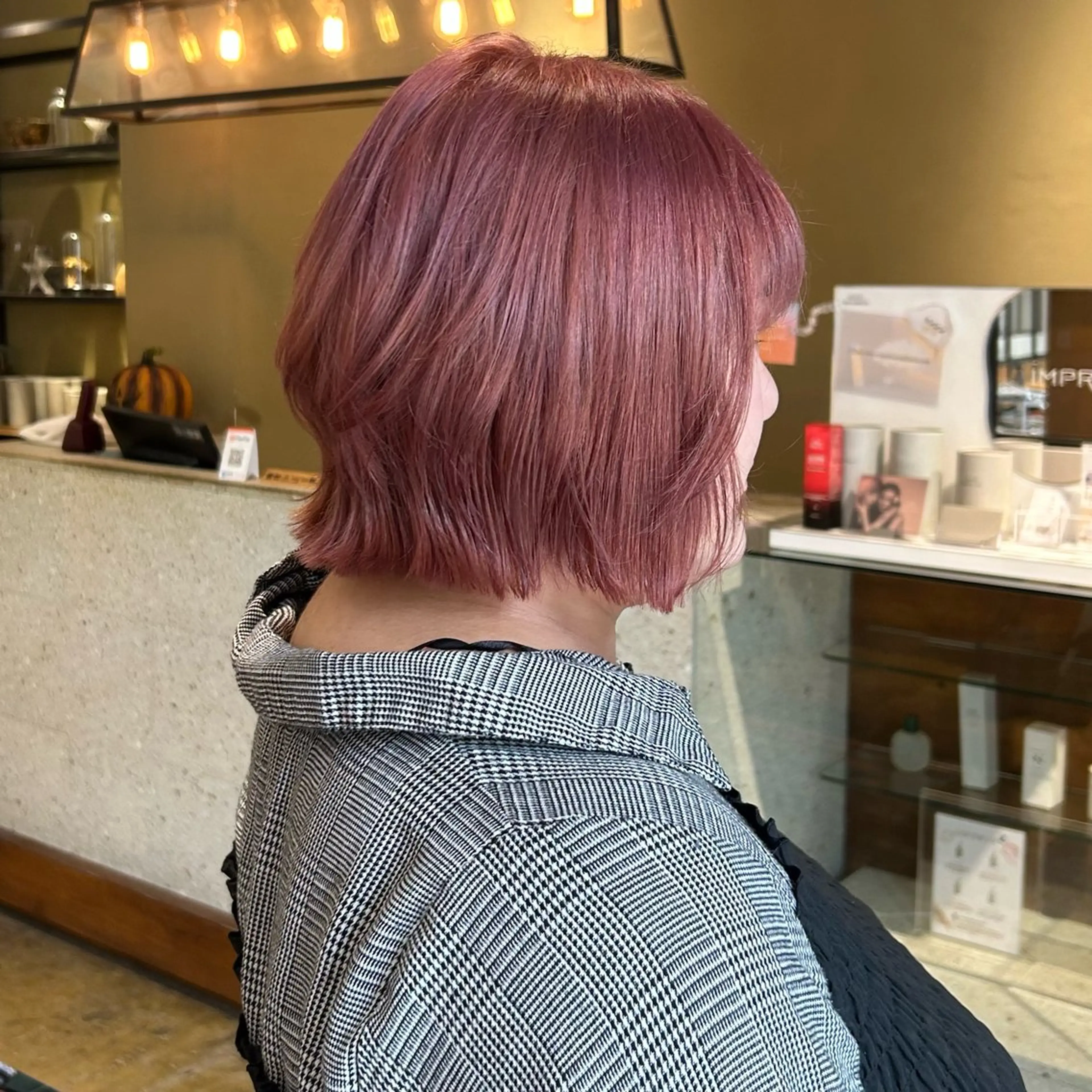 《赤みOFF◎ナチュラル透明感》ダブルカラー（リタッチ込み）の写真