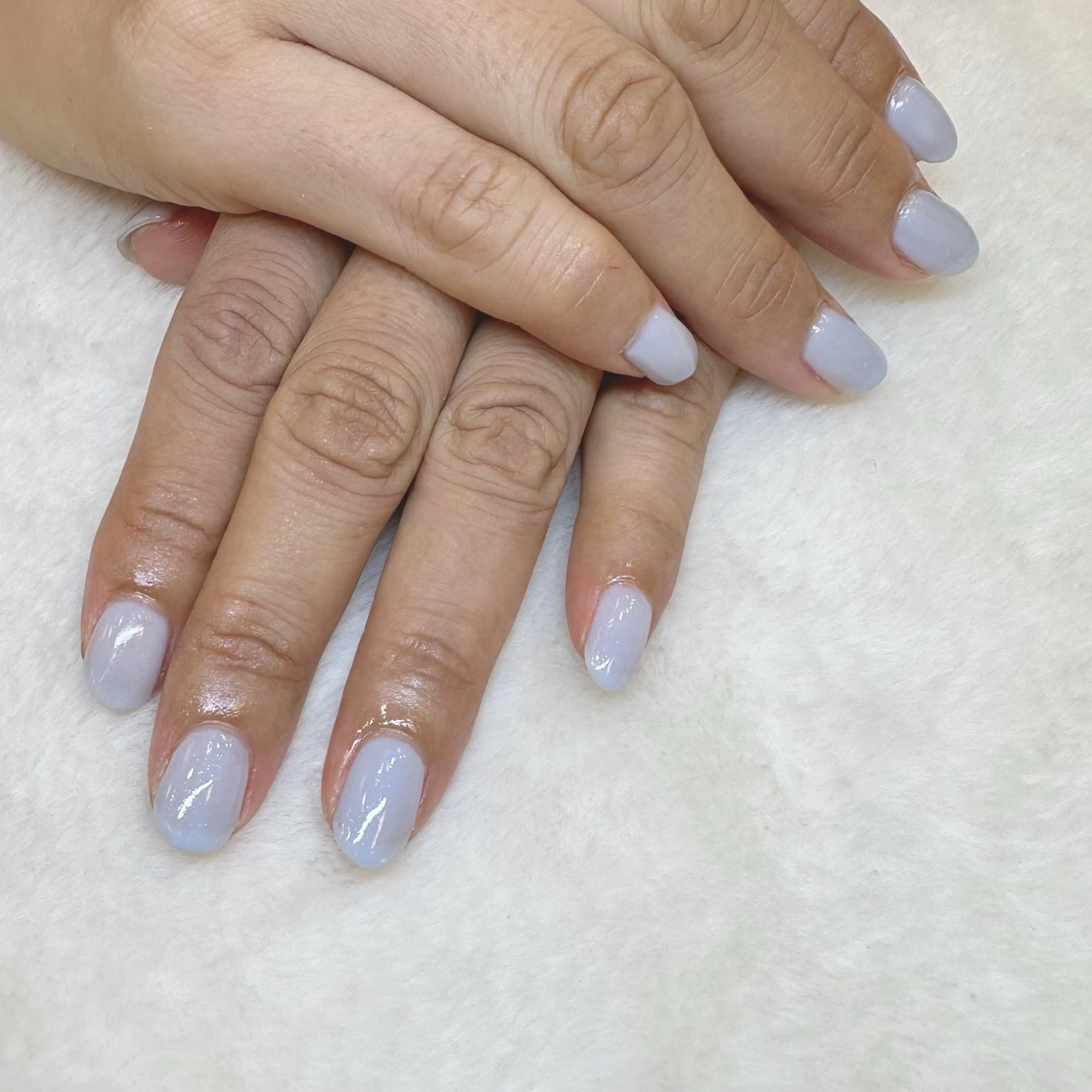 ネイル ブルー キラキラネイル Cravo aiのネイルデザイン