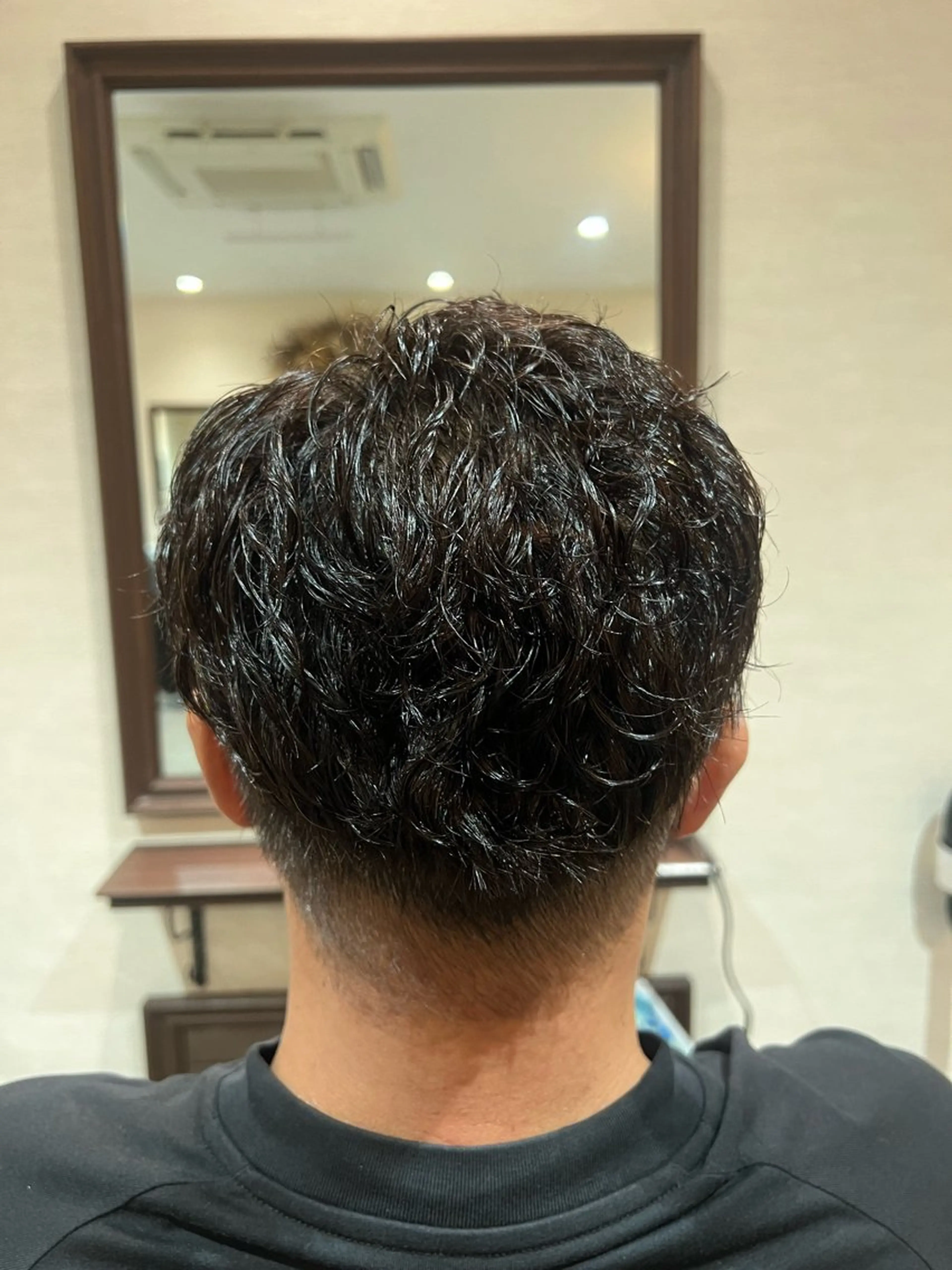 ショート カット パーマ 栗原 波輝のヘアスタイル