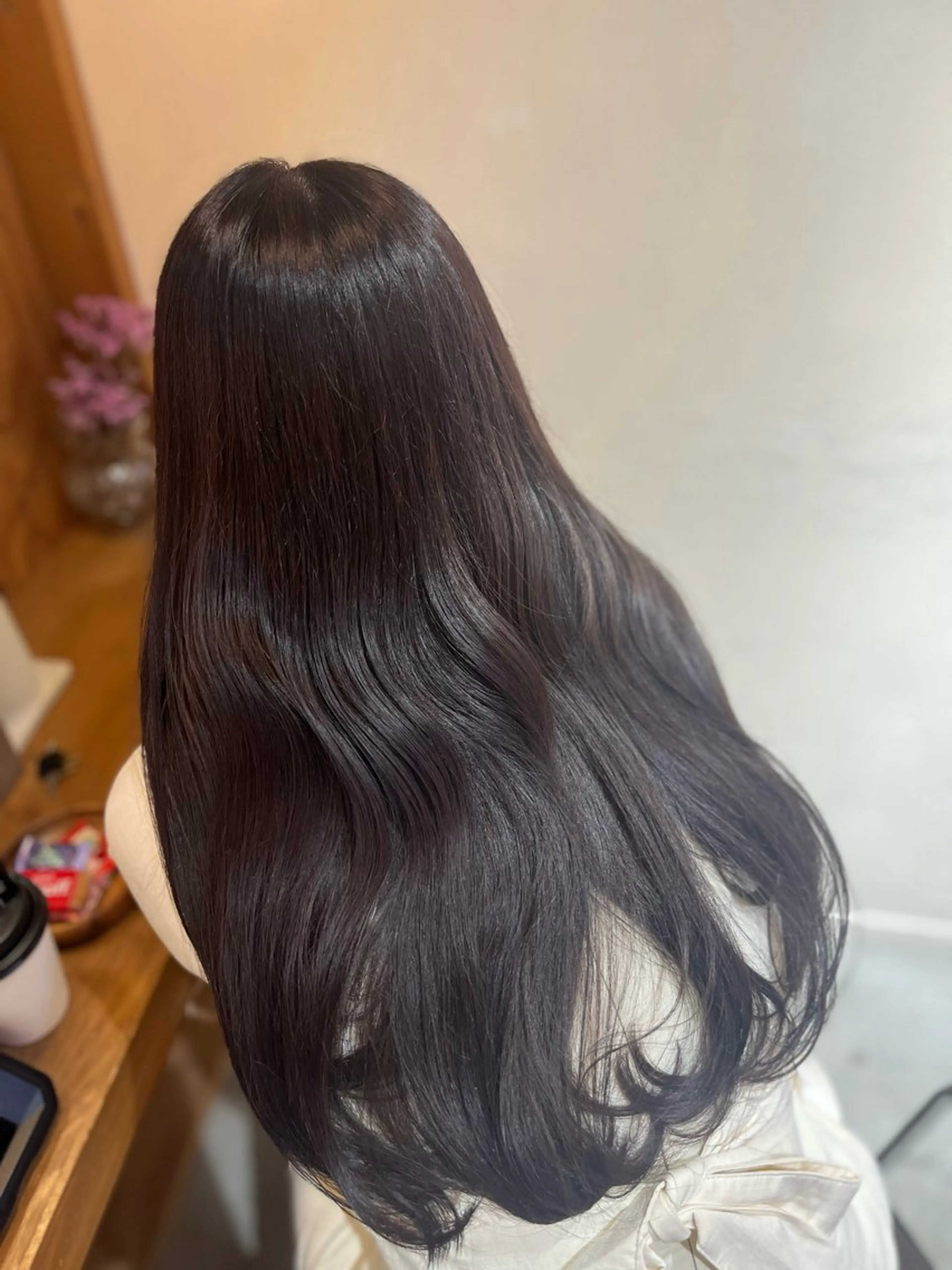 ロング ヘアカラー トリートメント 塩川ももこ/ 縮毛矯正/ヘアセットのヘアスタイル