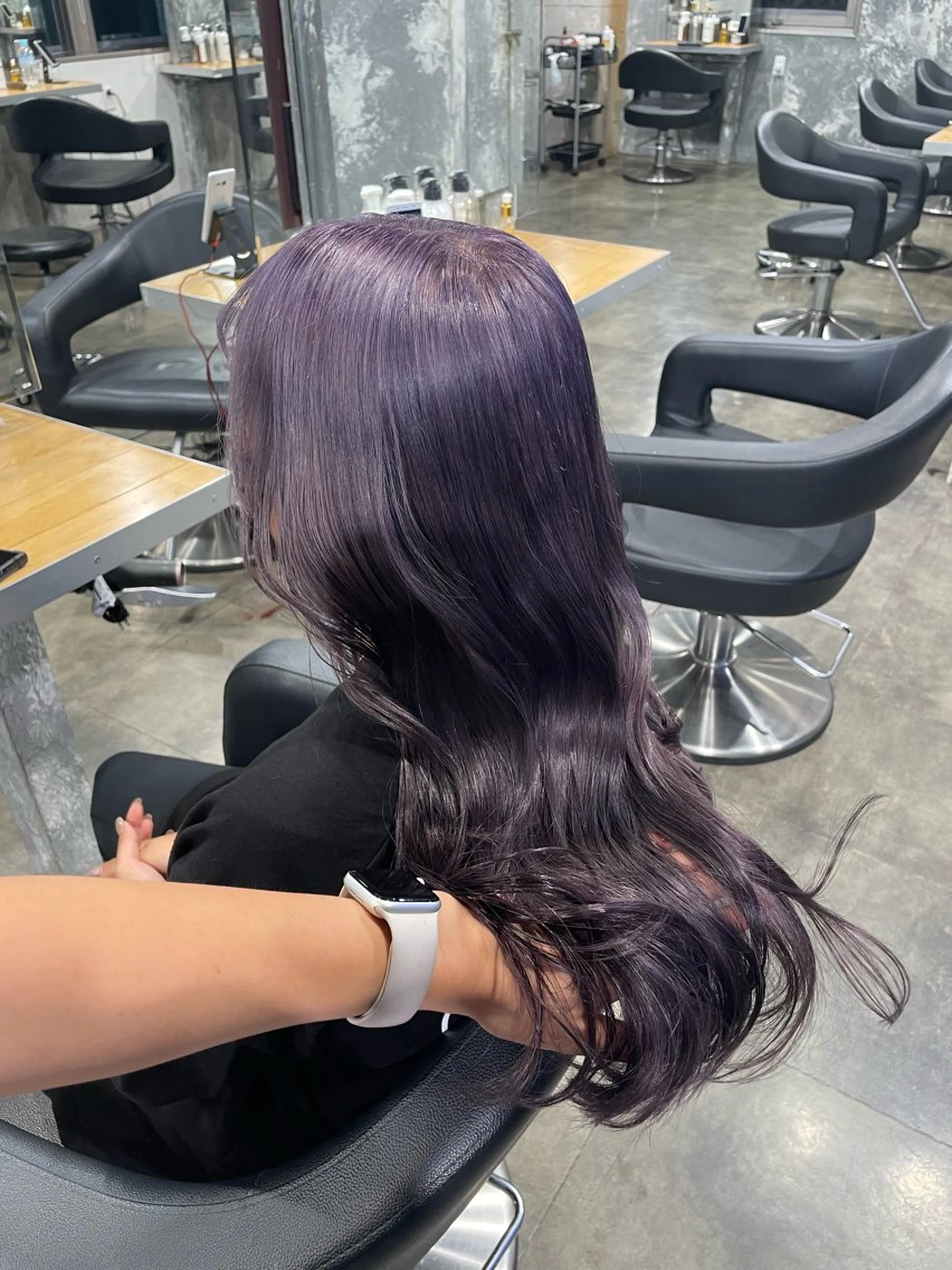 ロング カラー ヘアカラー トリートメント ハイトーンブロンド 横浜💞ミオのヘアスタイル