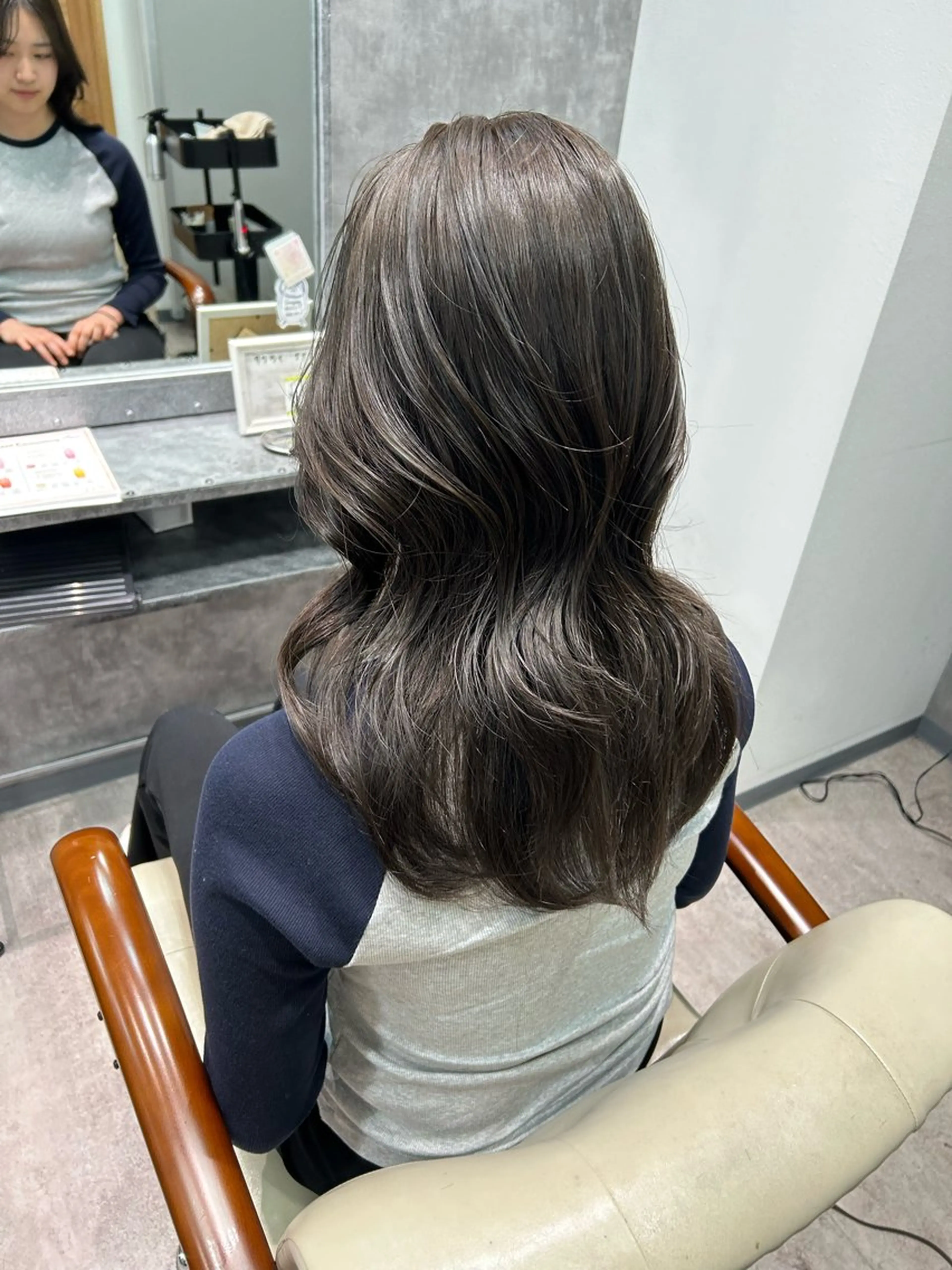 韓国カット+韓国風プレミアムケアカラー¥13250の写真