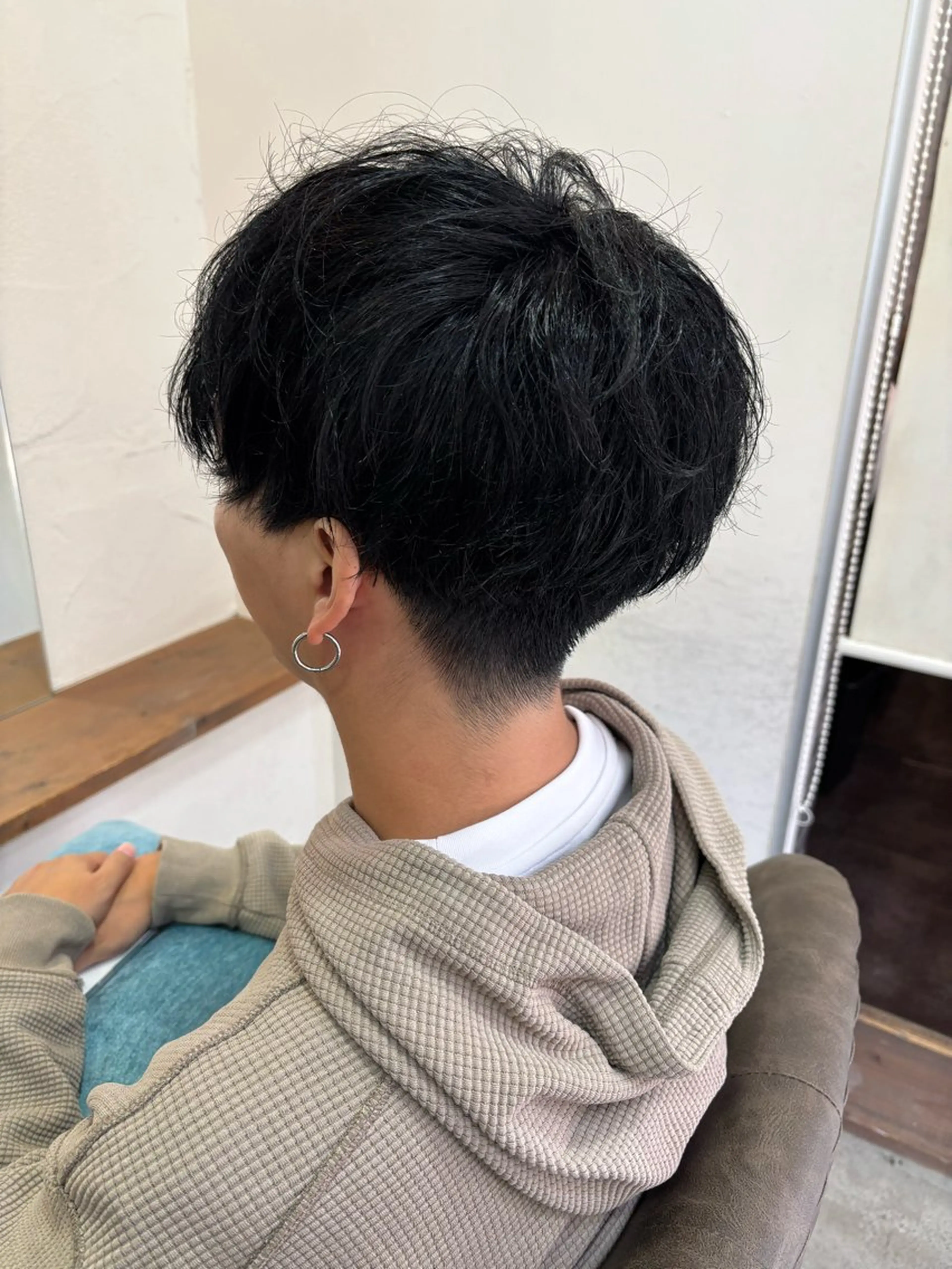 ショート カラー ショート・パーマ・デ ザインカラー/むつみのヘアスタイル