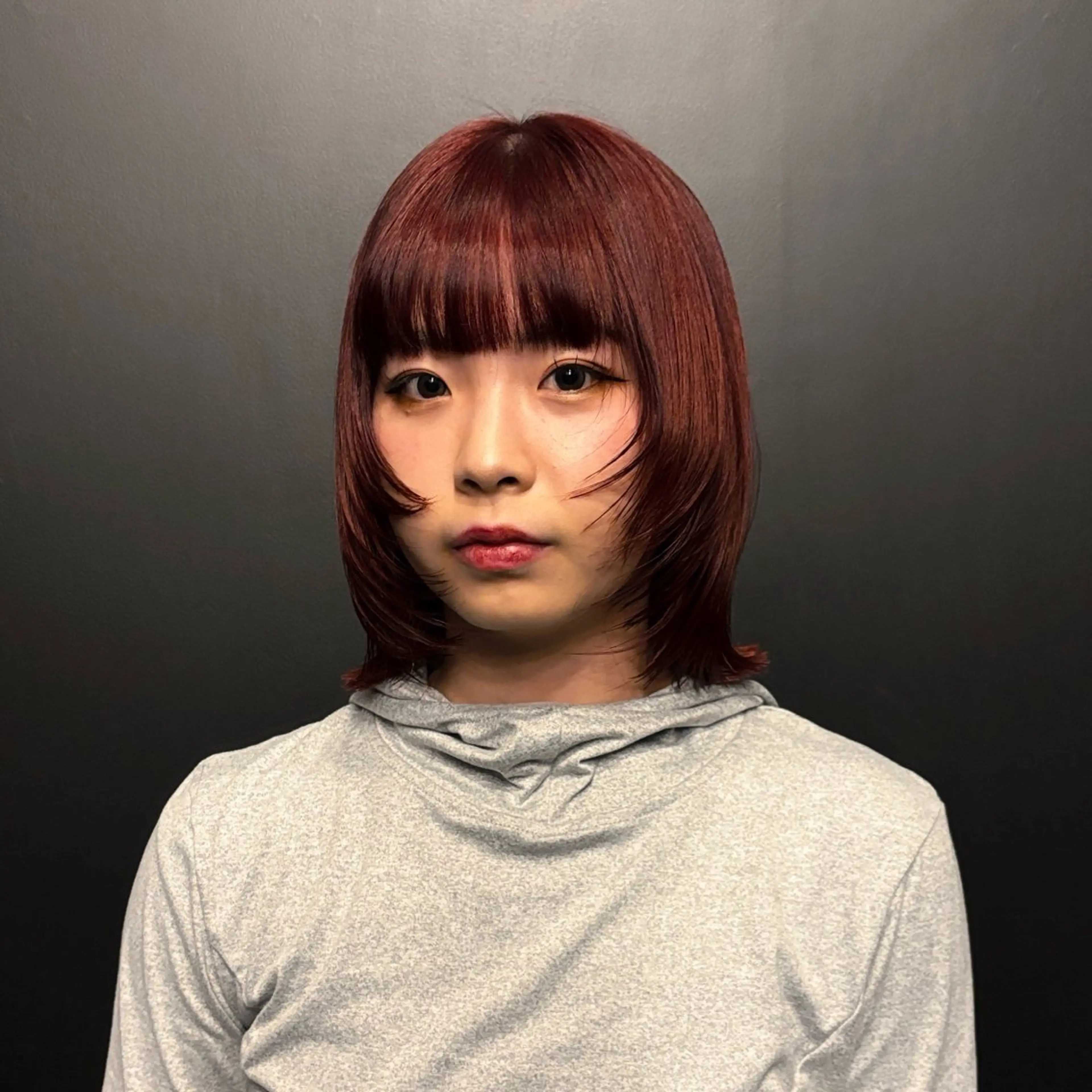 ミディアム ヘアカラー ニュアンスヘア ★リョウカ★のヘアスタイル
