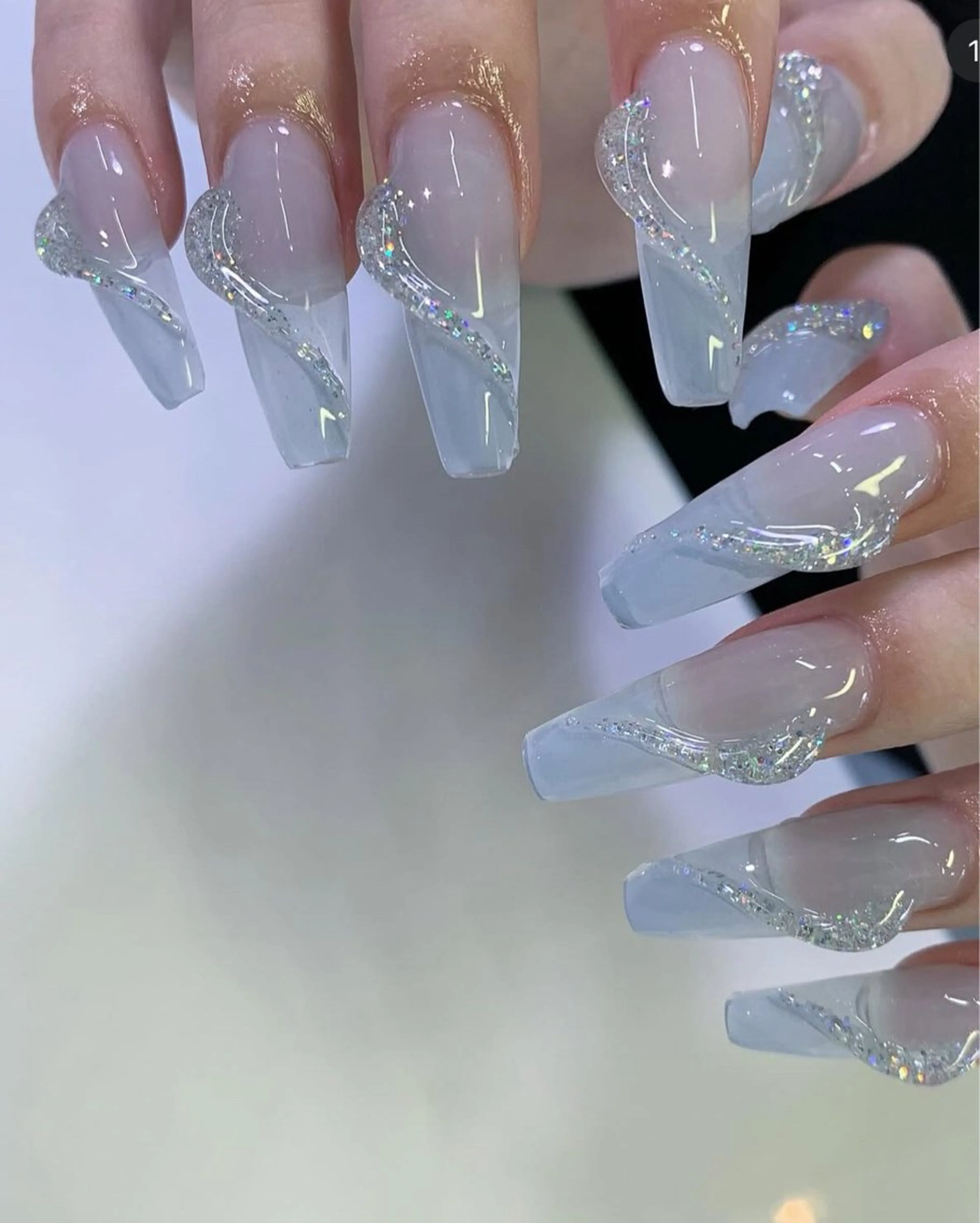 ネイル フレンチネイル ジェルネイル ハロウィン キラキラネイル 韓国ネイル H.baby Nail Salonのネイルデザイン