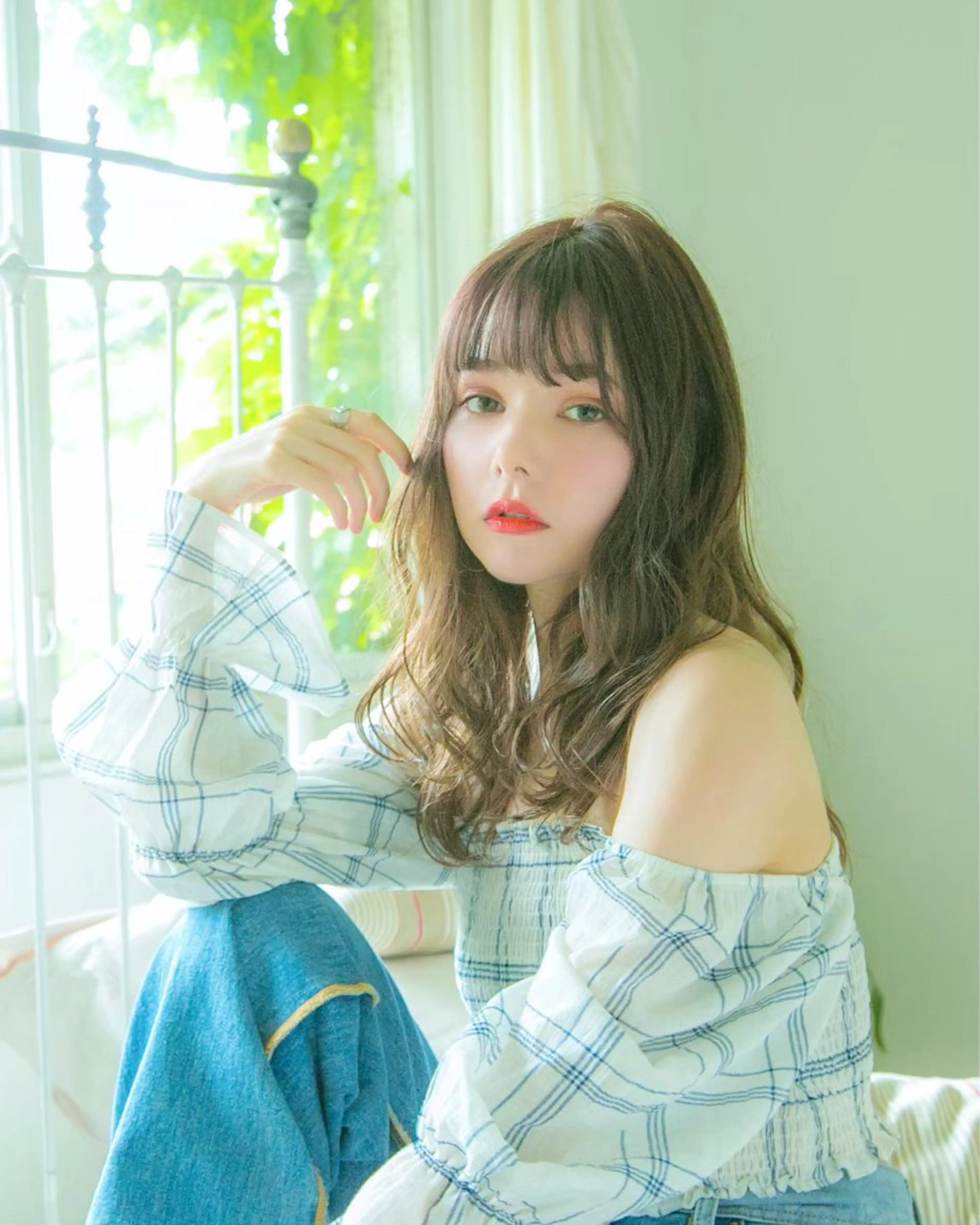 ロング カラー ベージュカラー ブリーチ ブリーチなしカラー レイヤー/艶髪/ 髪質改善/YUYAのヘアスタイル