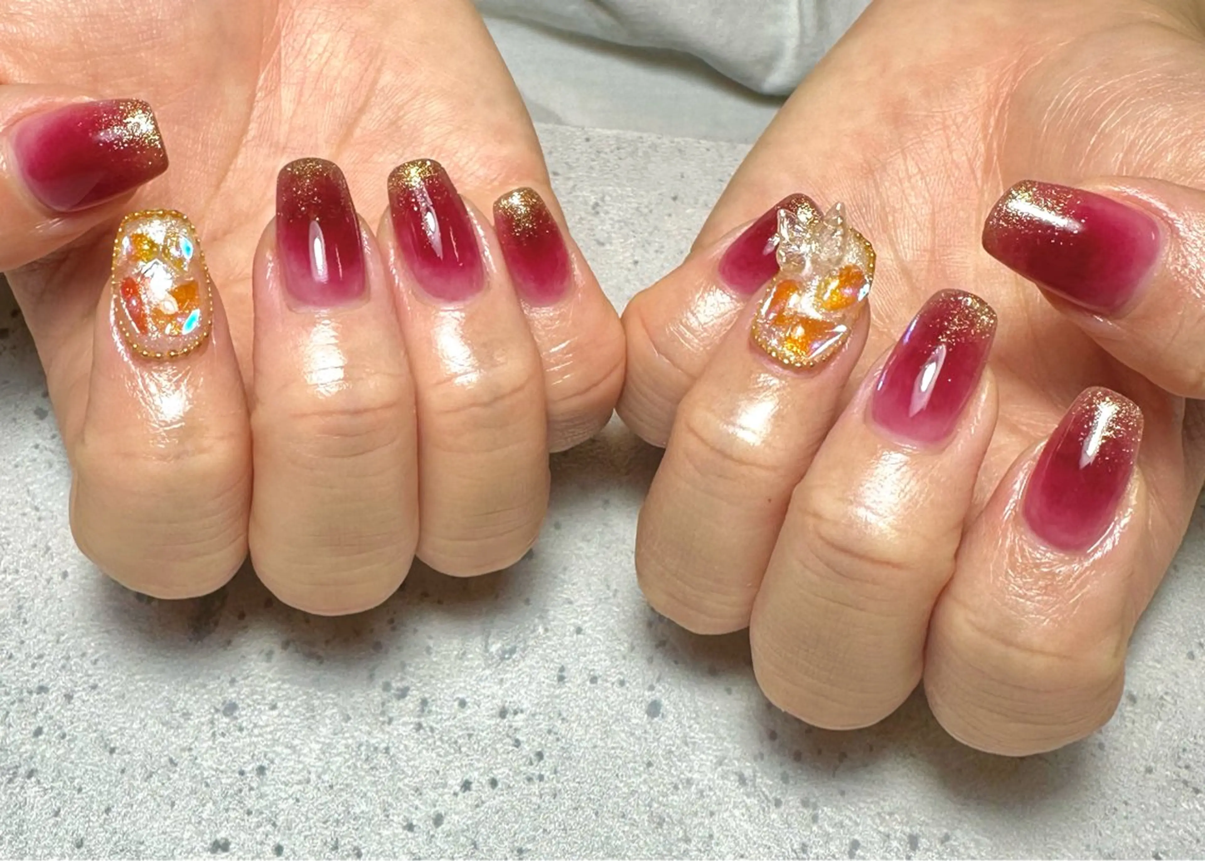 ネイル ハンドネイル フットネイル GéRanium Harukaのネイルデザイン