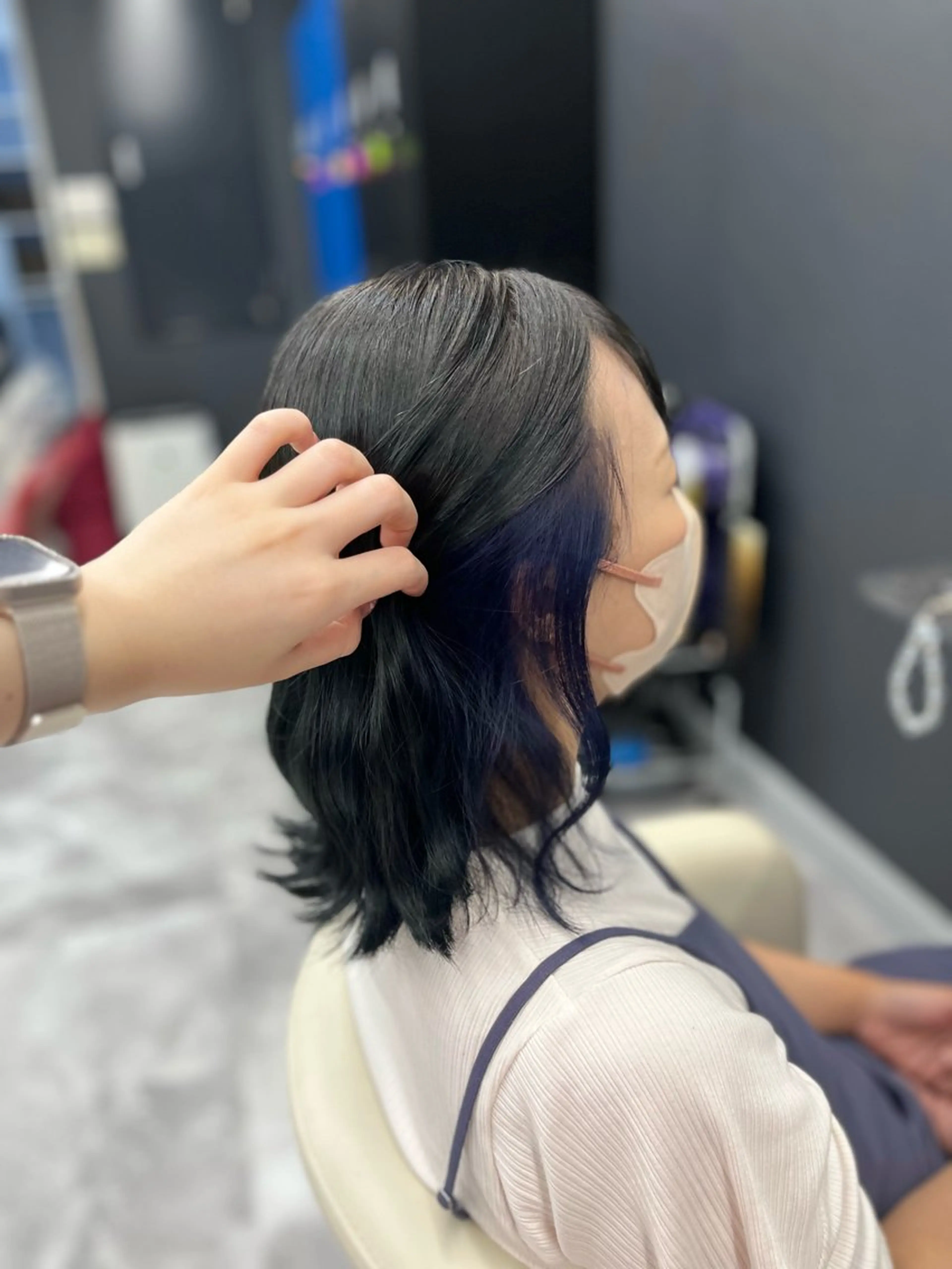 ミディアム ヘアカラー white.梅田所属・White梅田  ／ COCOのヘアスタイル