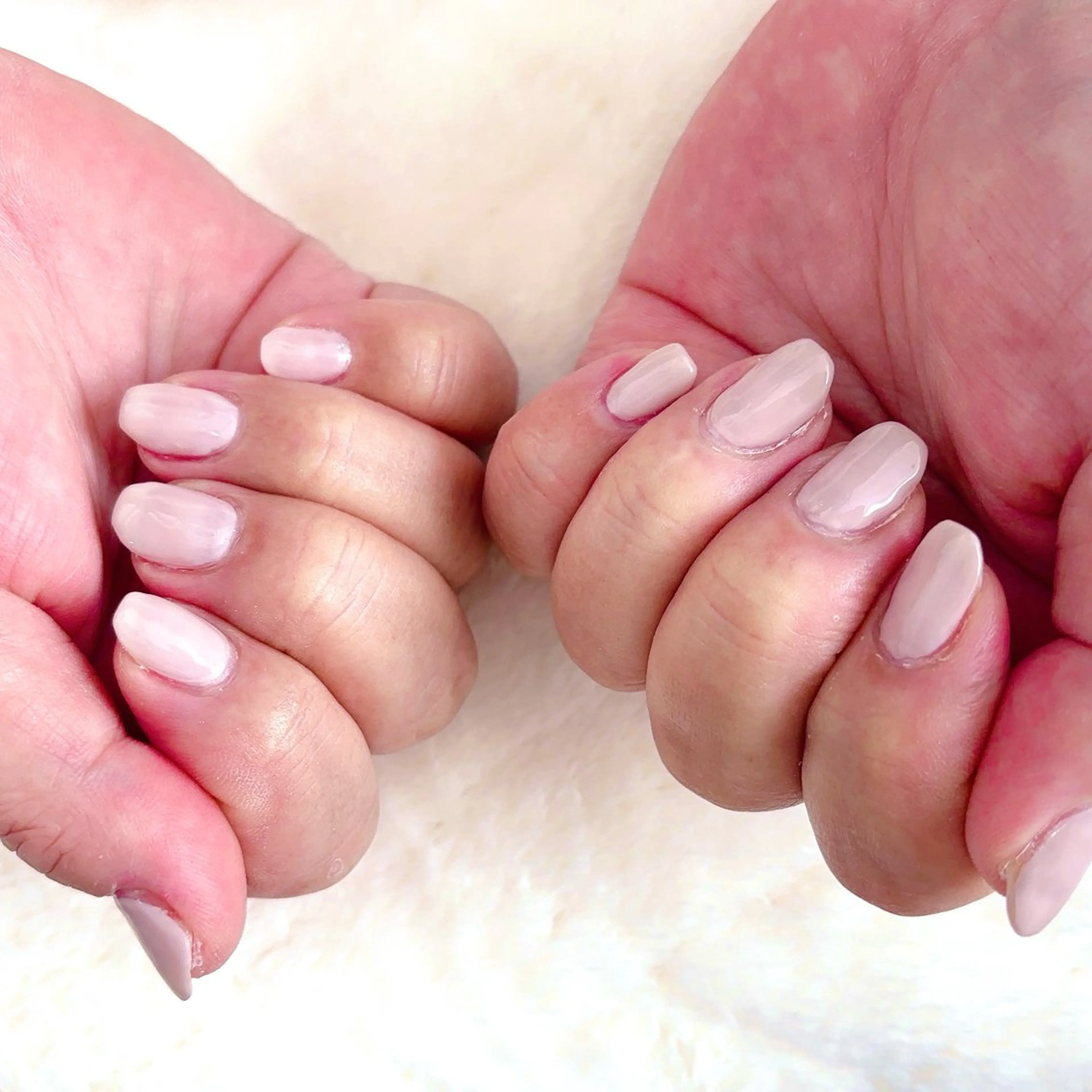 ネイル ピンク ピンクベージュ MYu Beauty Salon  MAIのネイルデザイン