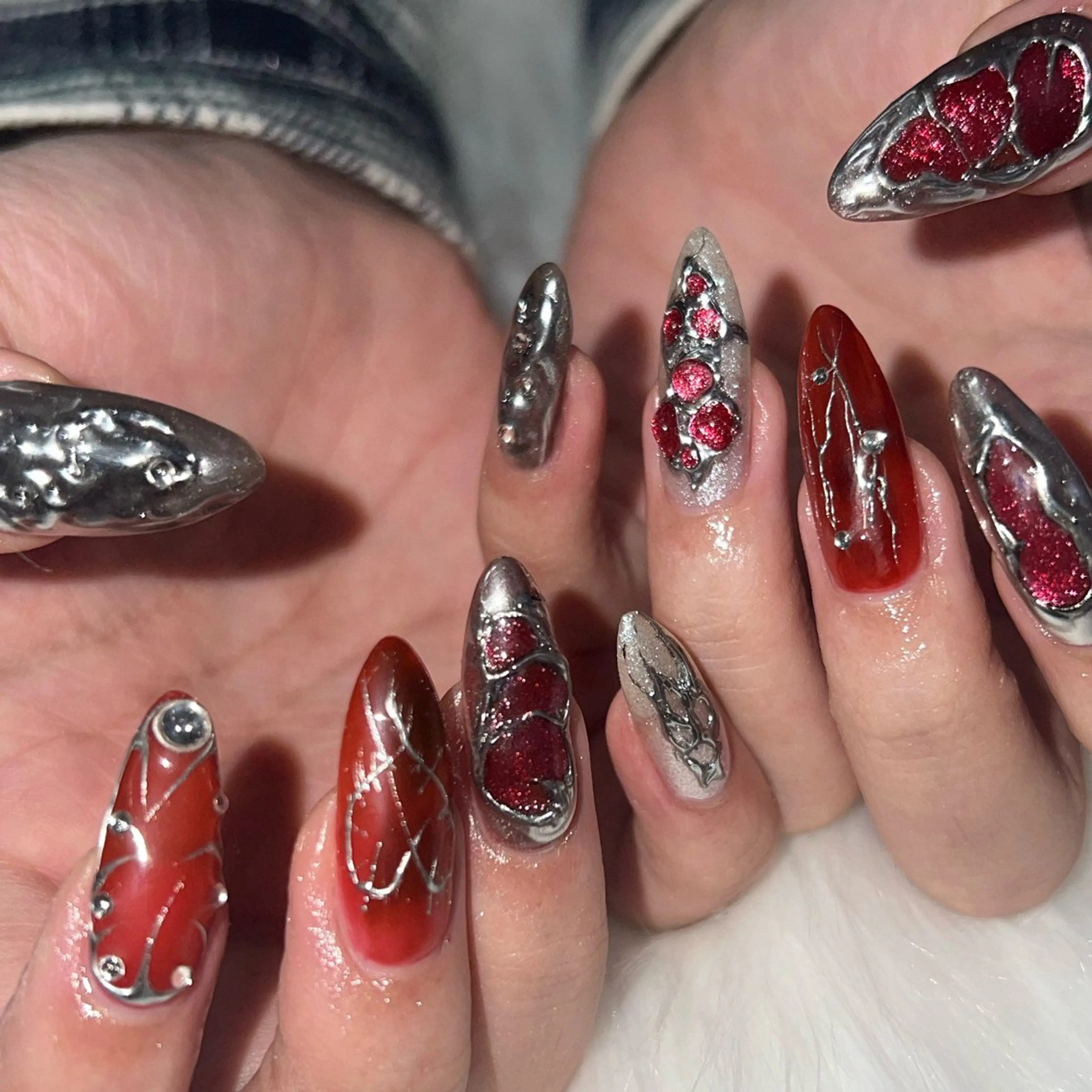 ネイル ハンドネイル Nail Salon L'arc所属・💊大阪/南船場 monica🧠のネイルデザイン