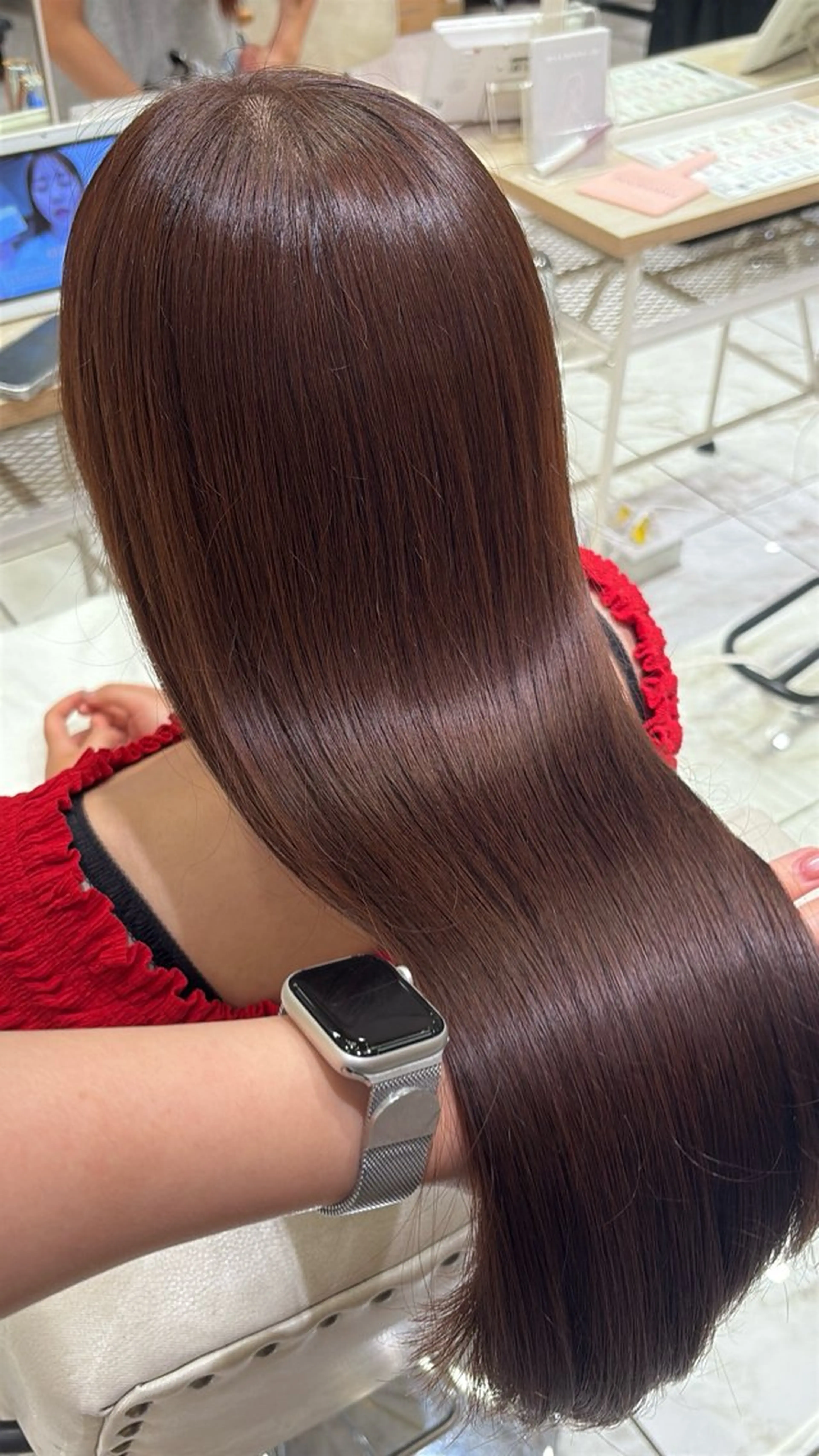 ロング カラー ヘアカラー 🦋sana🦋 🫧透明感カラー🫧のヘアスタイル