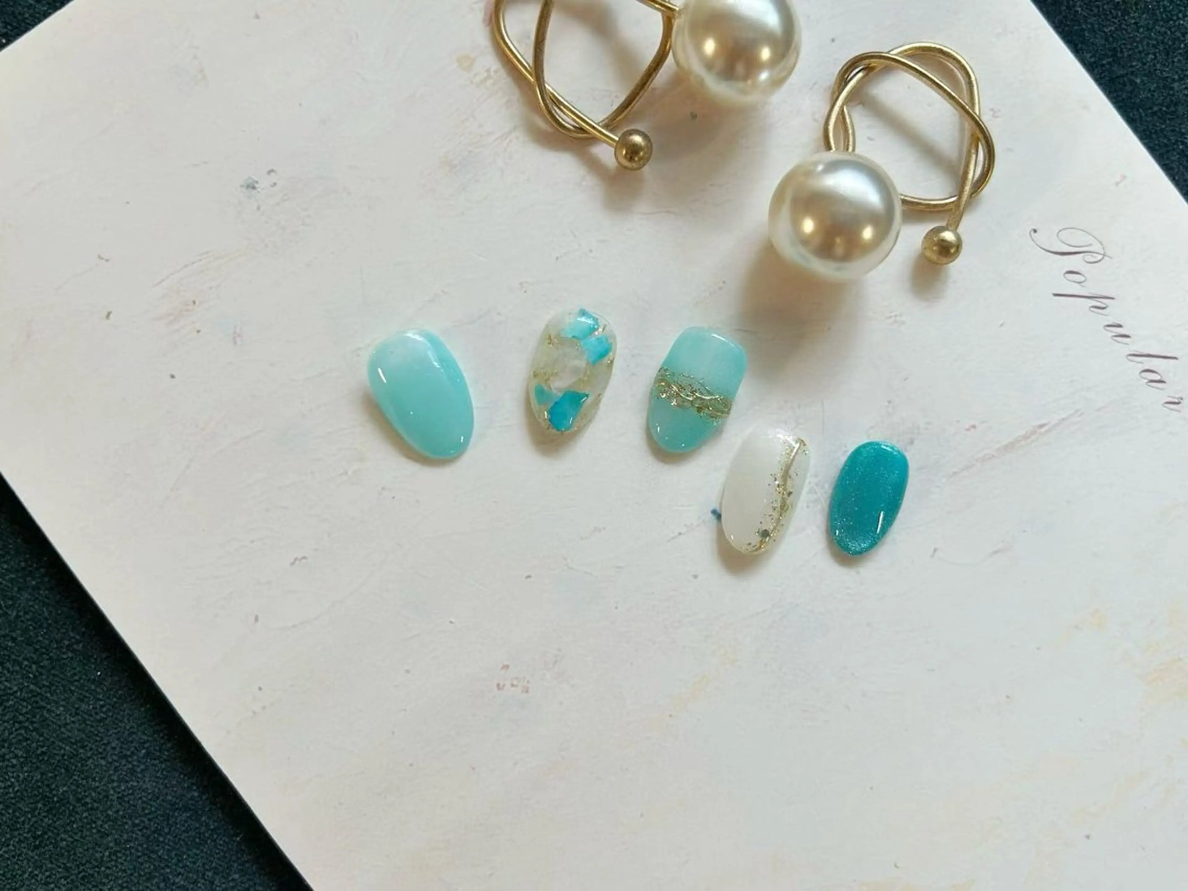 ネイル 夏ネイル ハンドネイル maylienail サロンkiのネイルデザイン